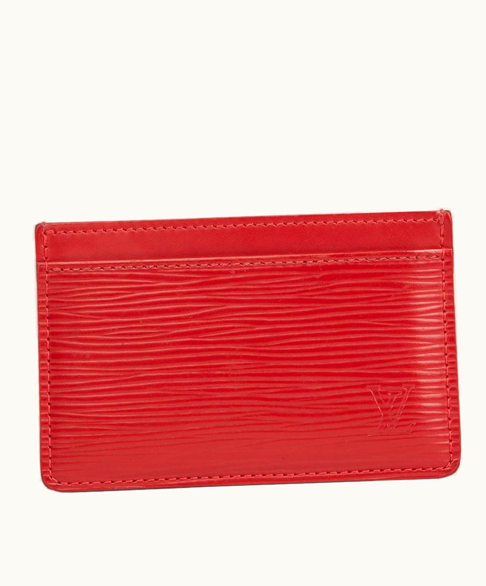 Louis Vuitton Louis Vuitton Rubis Epi Leather Card Holder 2013