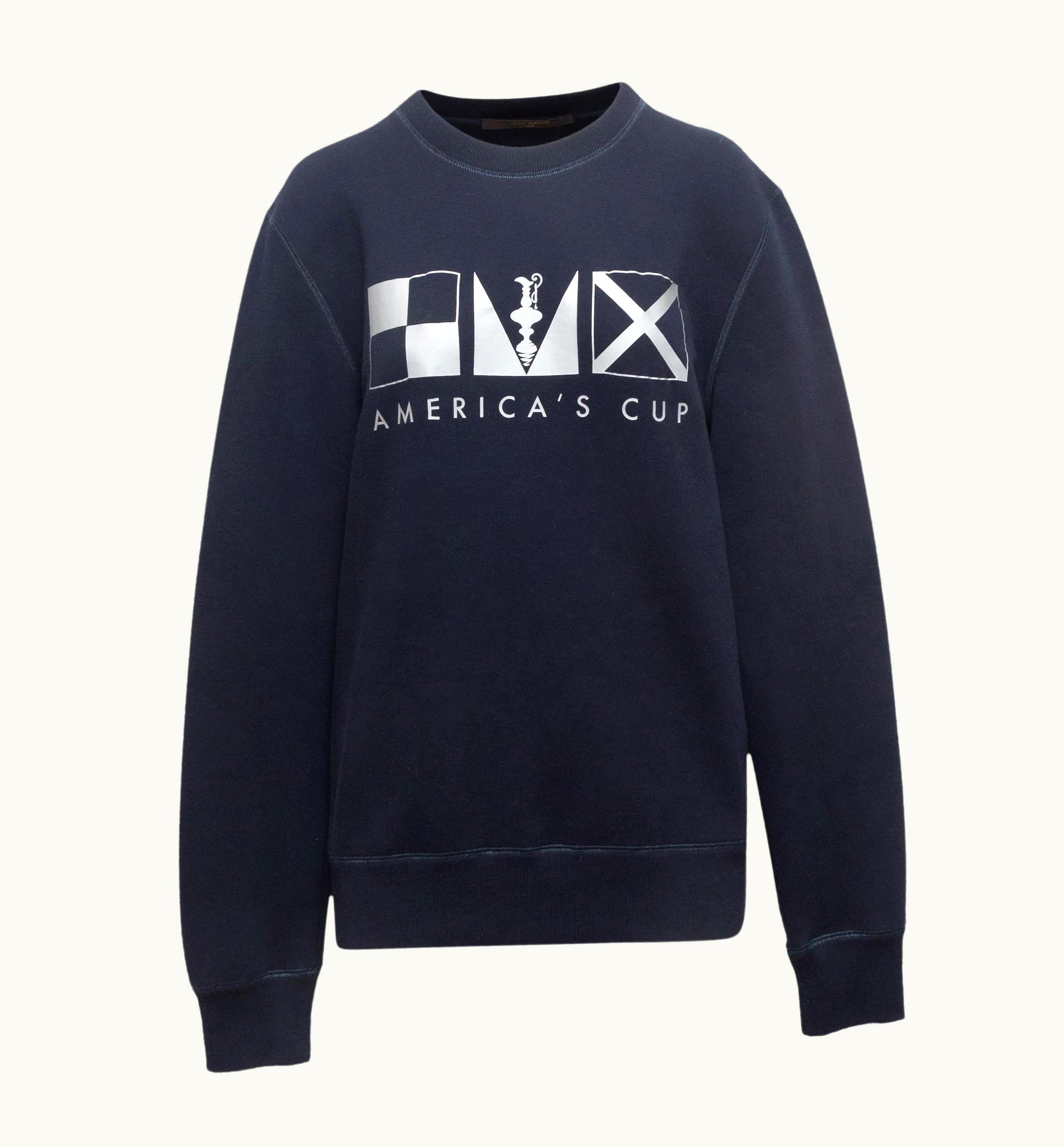 Louis Vuitton Louis Vuitton Navy & White 2017 America' Cup Sweatshirt