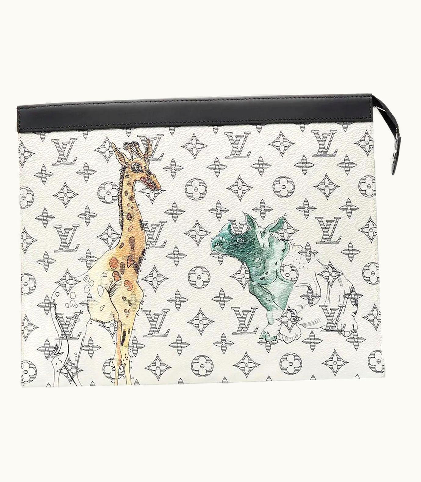 Louis Vuitton Louis Vuitton Chapman Brothers Limited Edition Savane Pochette Voyage UZ0583000