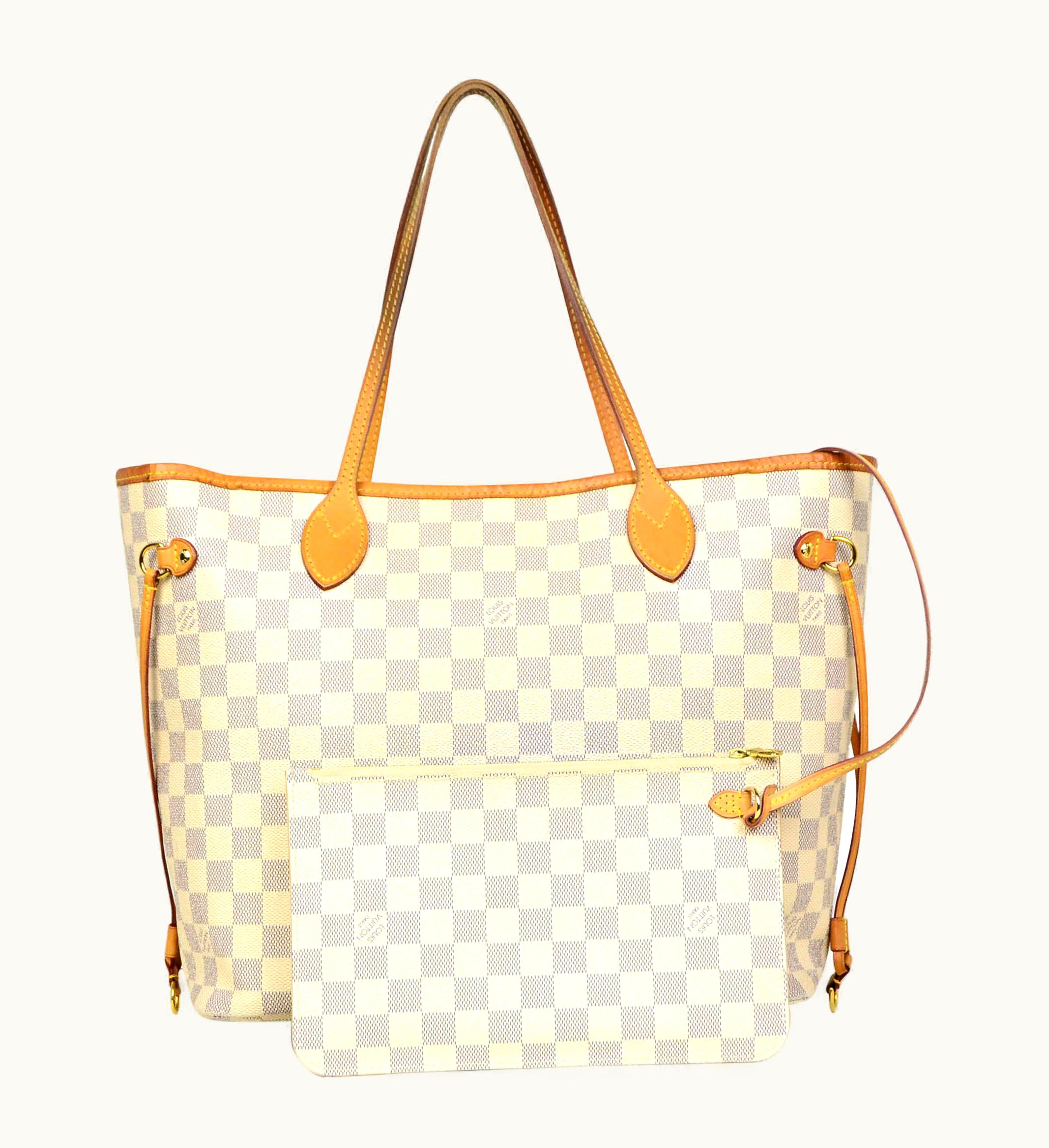 Louis Vuitton Louis Vuitton Damier Azur Neo Neverfull mm Tote Bag WS/S Insert Rt. $2