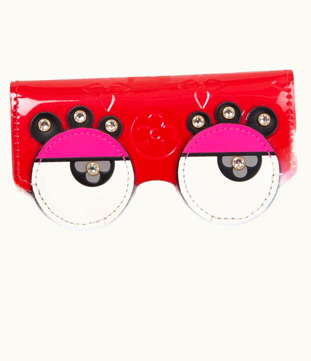 Louis Vuitton Louis Vuitton Pomme d'Amour Monogram Vernis 2018 Bird VIctorine Wallet