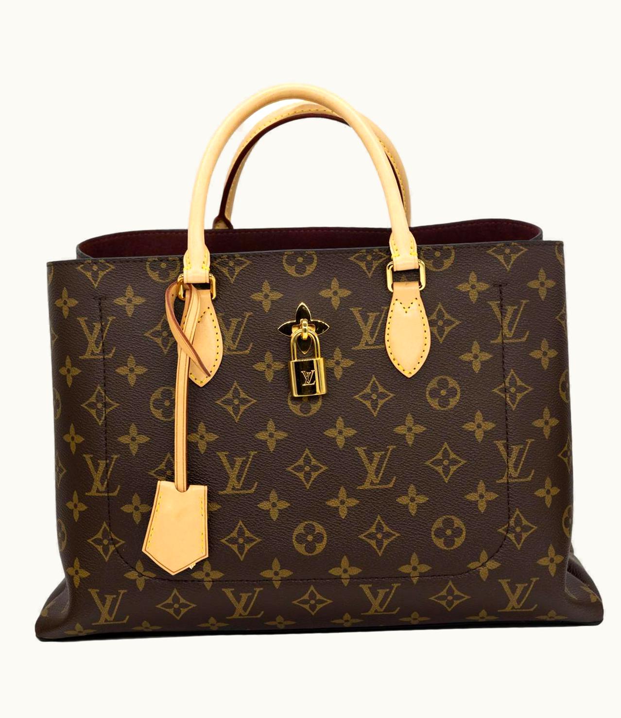 Louis Vuitton Louis Vuitton Monogram Canvas Flower Tote Top Handle Shoulder Bag