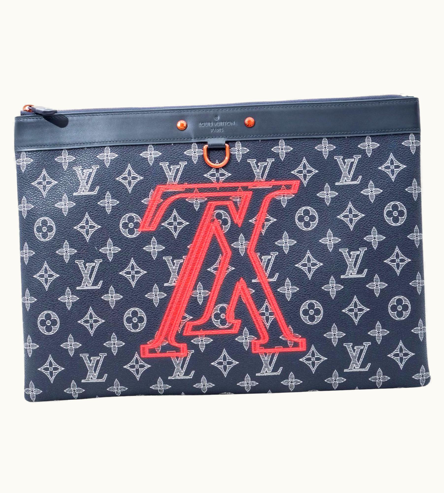 Louis Vuitton Louis Vuitton Monogram Upside Down Ink Pochette Apollo Gm (2018)