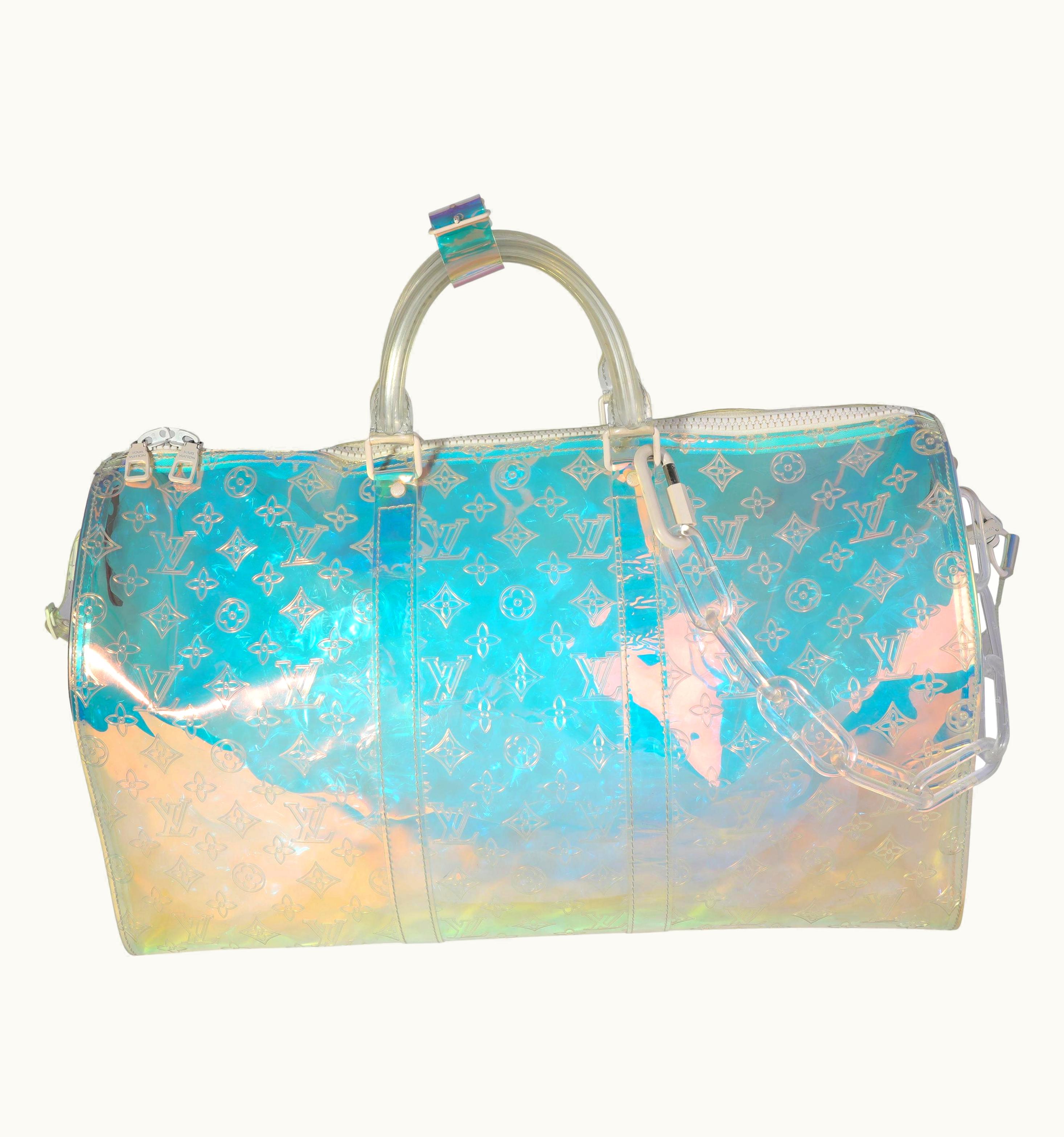 Louis Vuitton Louis Vuitton Virgil Abloh Monogram Pvc Prism Keepall Bandoulière UZ0583030