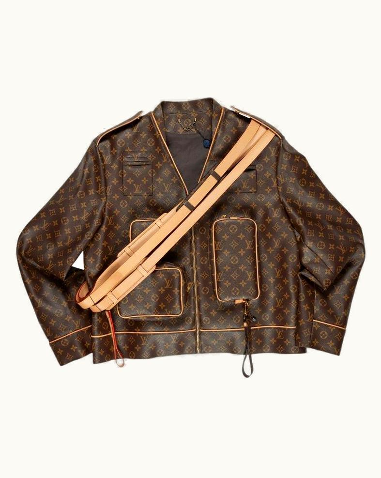 Louis Vuitton Louis Vuitton Monogram Canvas Men' Logo Jacket