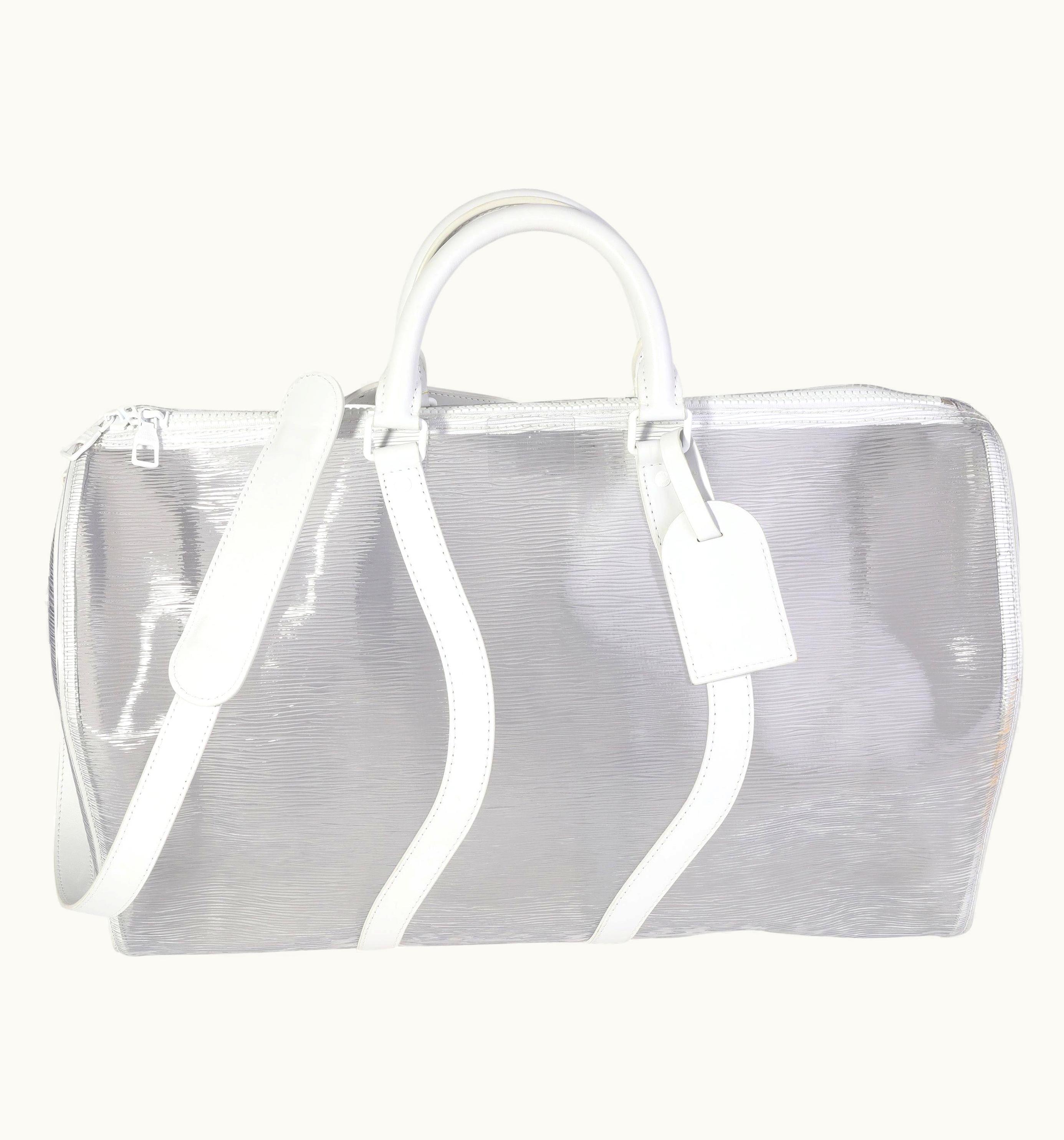 Louis Vuitton Louis Vuitton Clear Epi Pvc Wavy Keepall Bandoulière UZ0583057