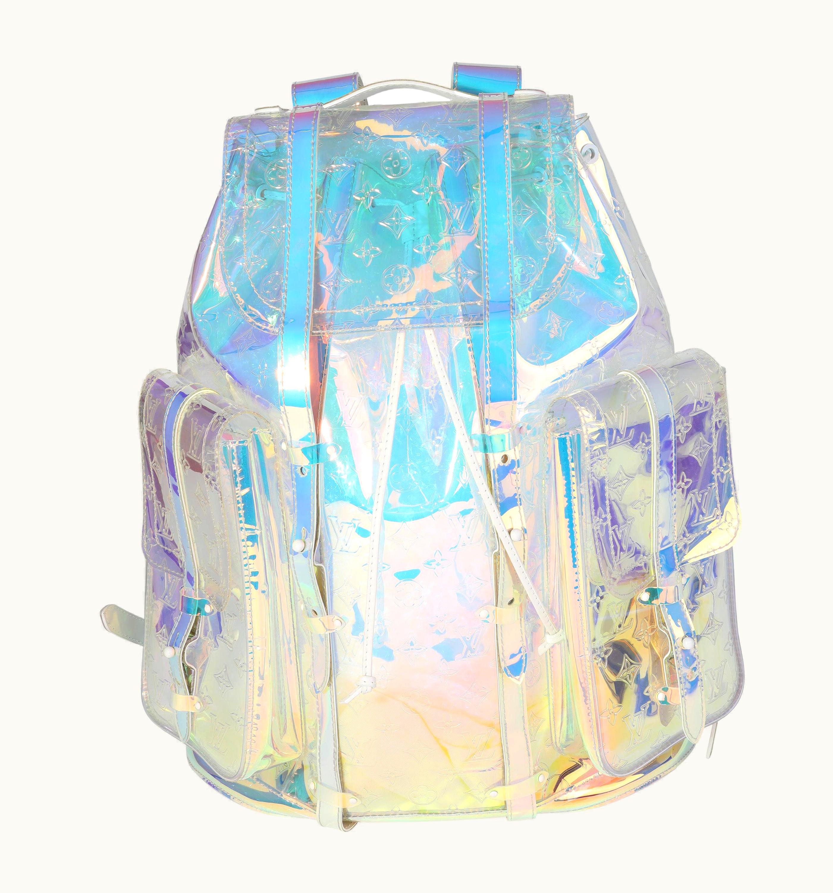 Louis Vuitton Louis Vuitton Virgil Abloh Pvc Prism Christopher Backpack UZ0583061