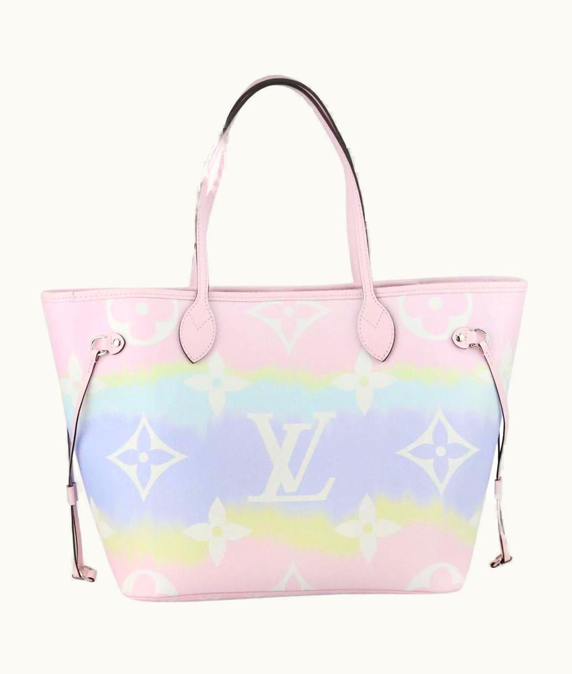 Louis Vuitton Louis Vuitton 2020 Neverfall mm Escale Monogram Coated Canvas Tote Bag