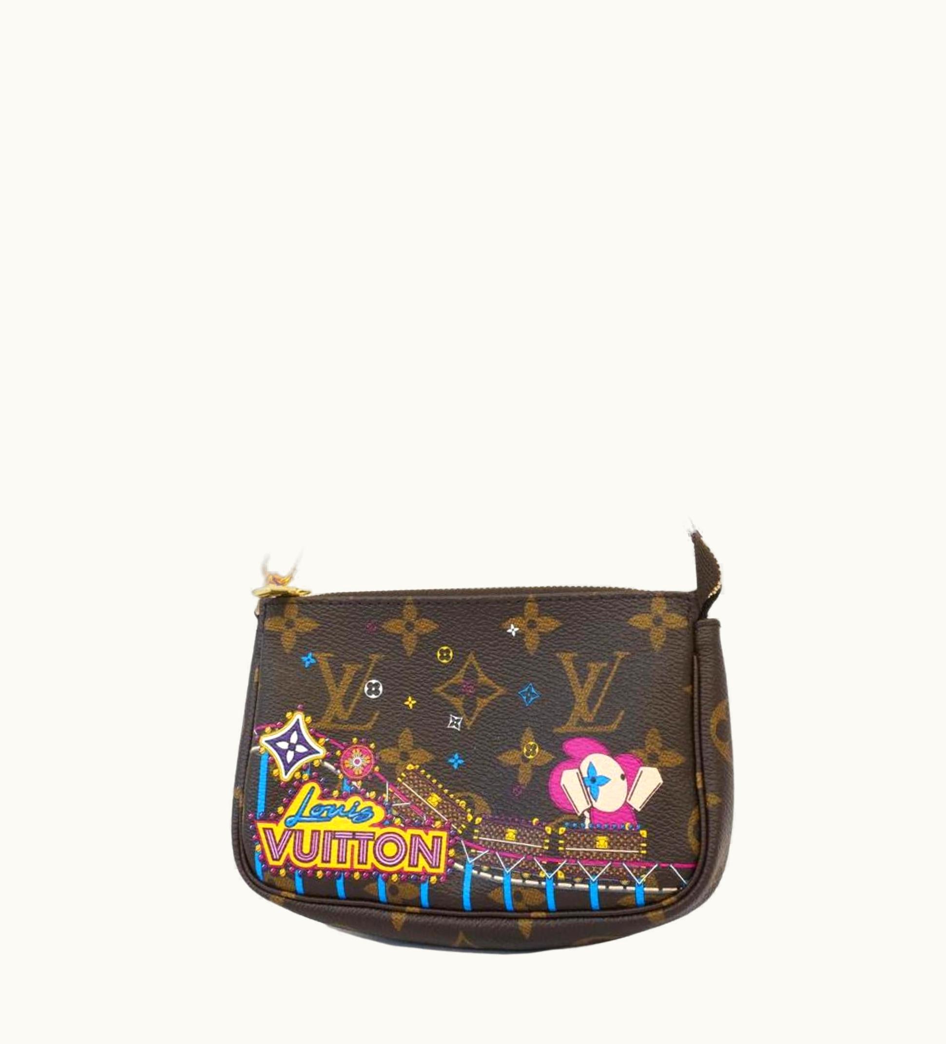 Louis Vuitton Louis Vuitton Christmas Limited Edition Mini Pochette Accessories (2020)