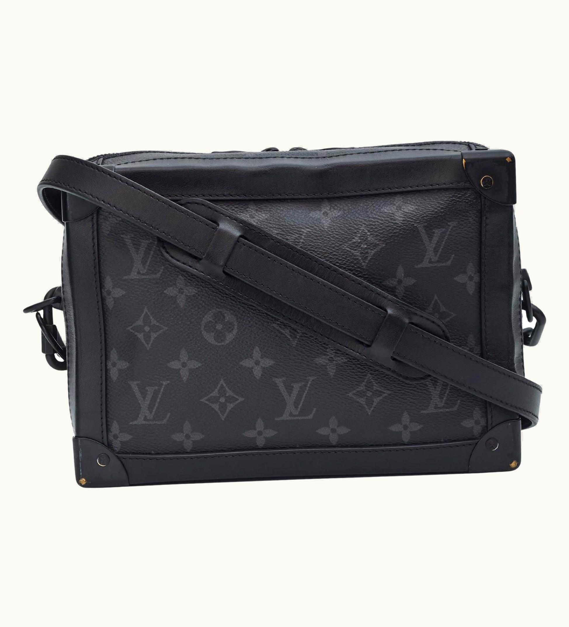 Louis Vuitton Louis Vuitton Monogram Eclipse Soft Trunk Shoulder Bag (2020) Black