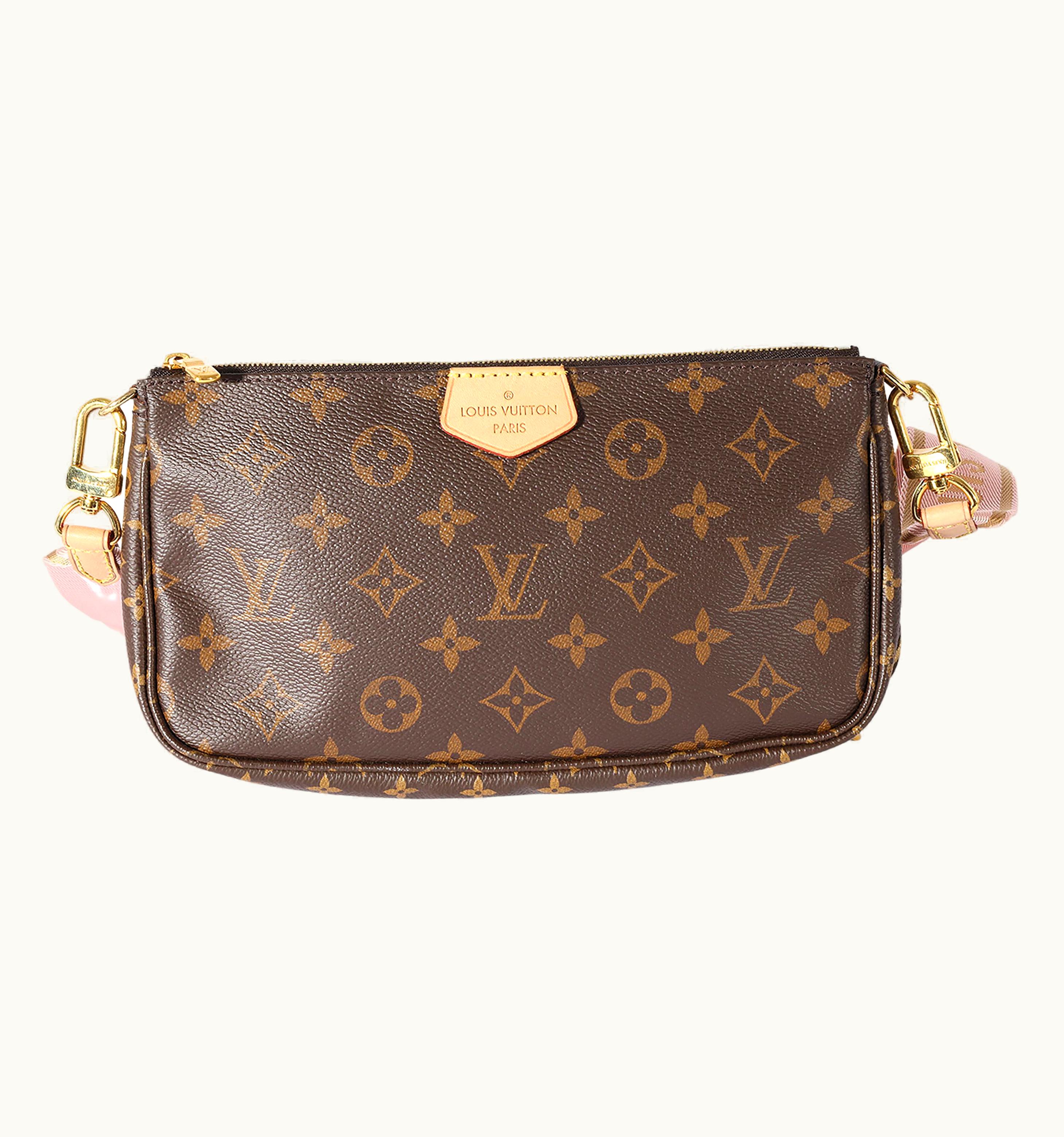 Louis Vuitton Louis Vuitton Monogram Canvas & Rose Clair Multi-Pochette Accessoires