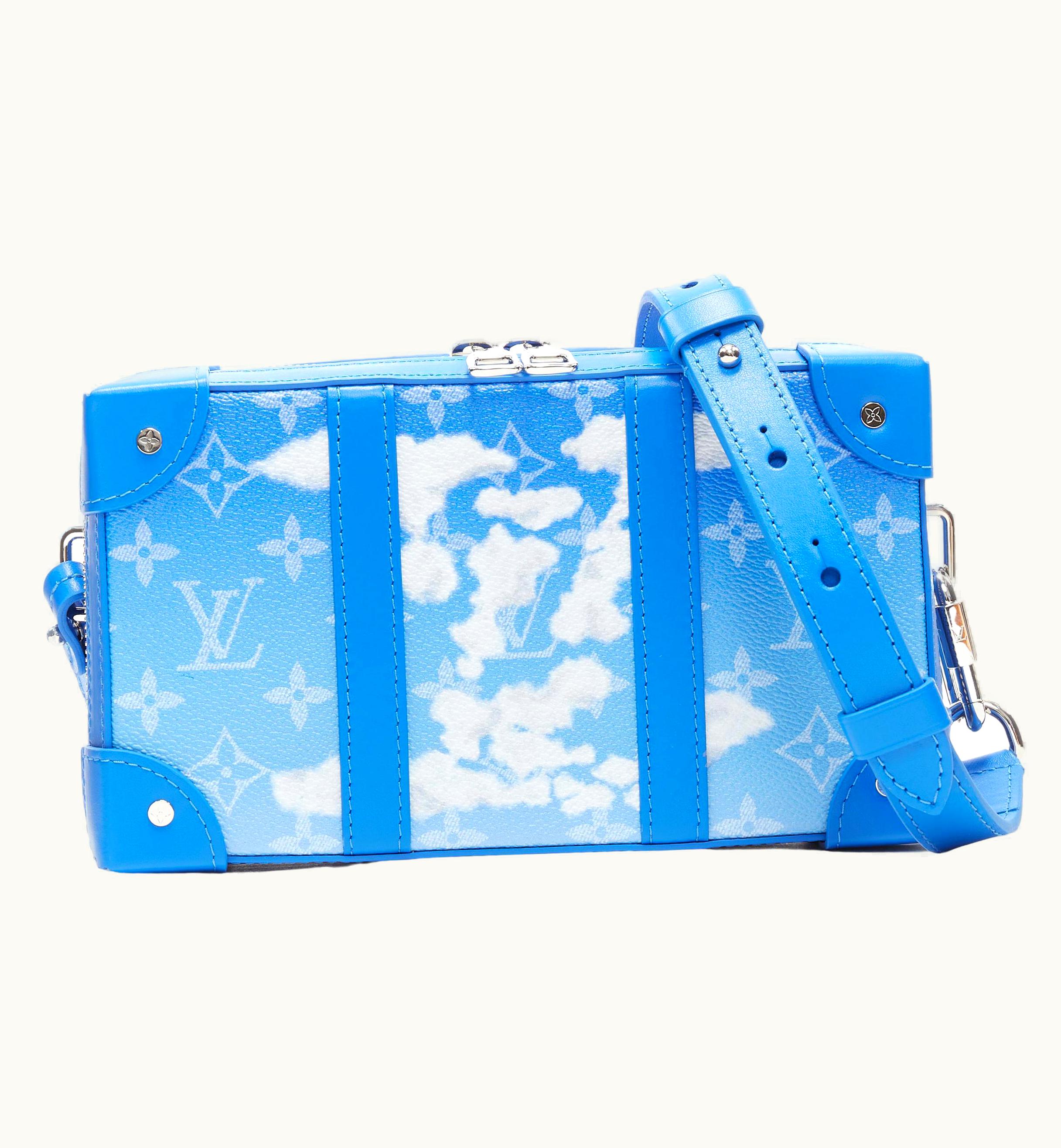 Louis Vuitton Louis Vuitton 2020 Soft Trunk Blue Cloud Monogram Wallet Crossbody Bag