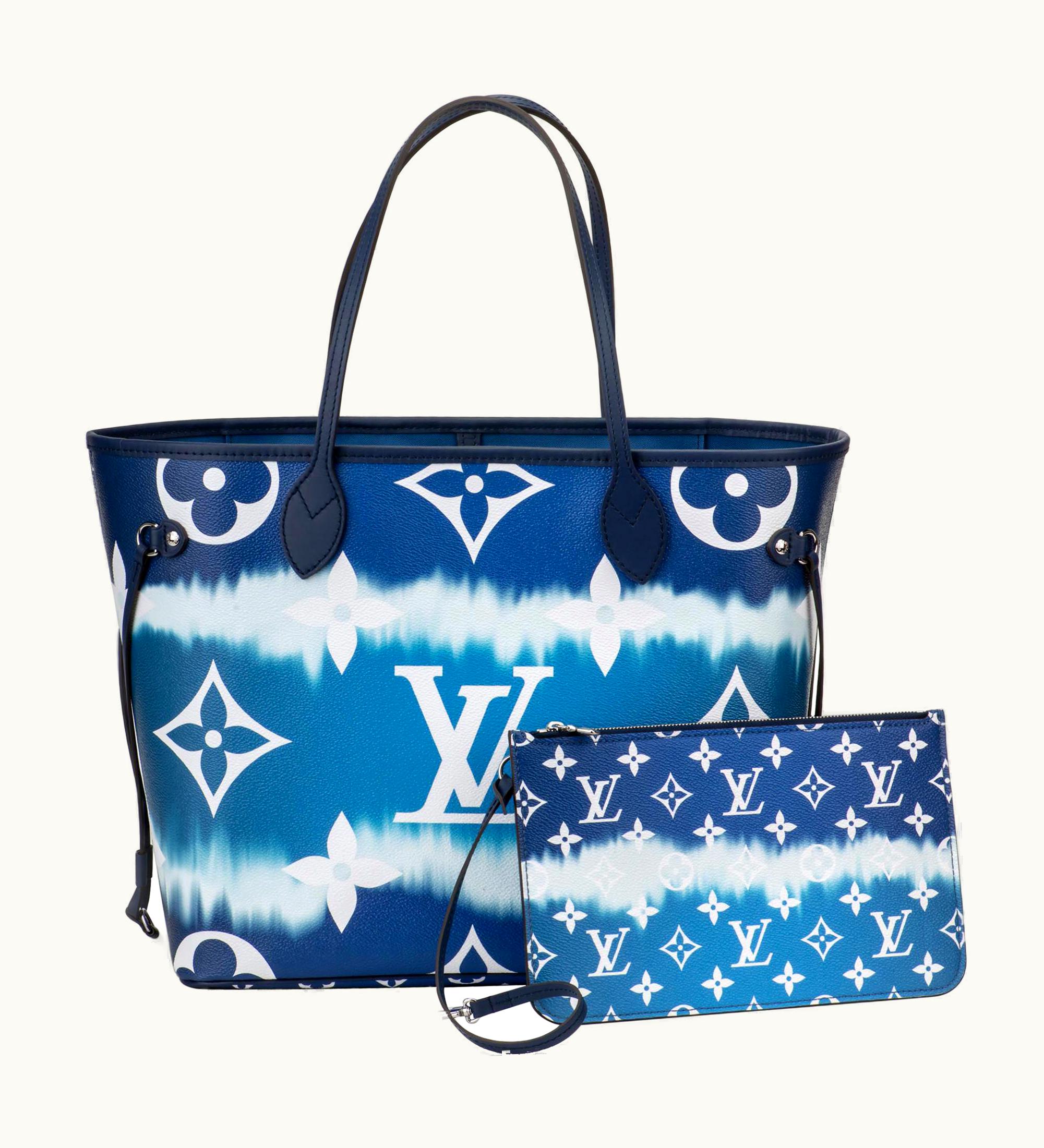 Louis Vuitton In Box Louis Vuitton Limited Edition Escale Blue Neverfull Tote Bag