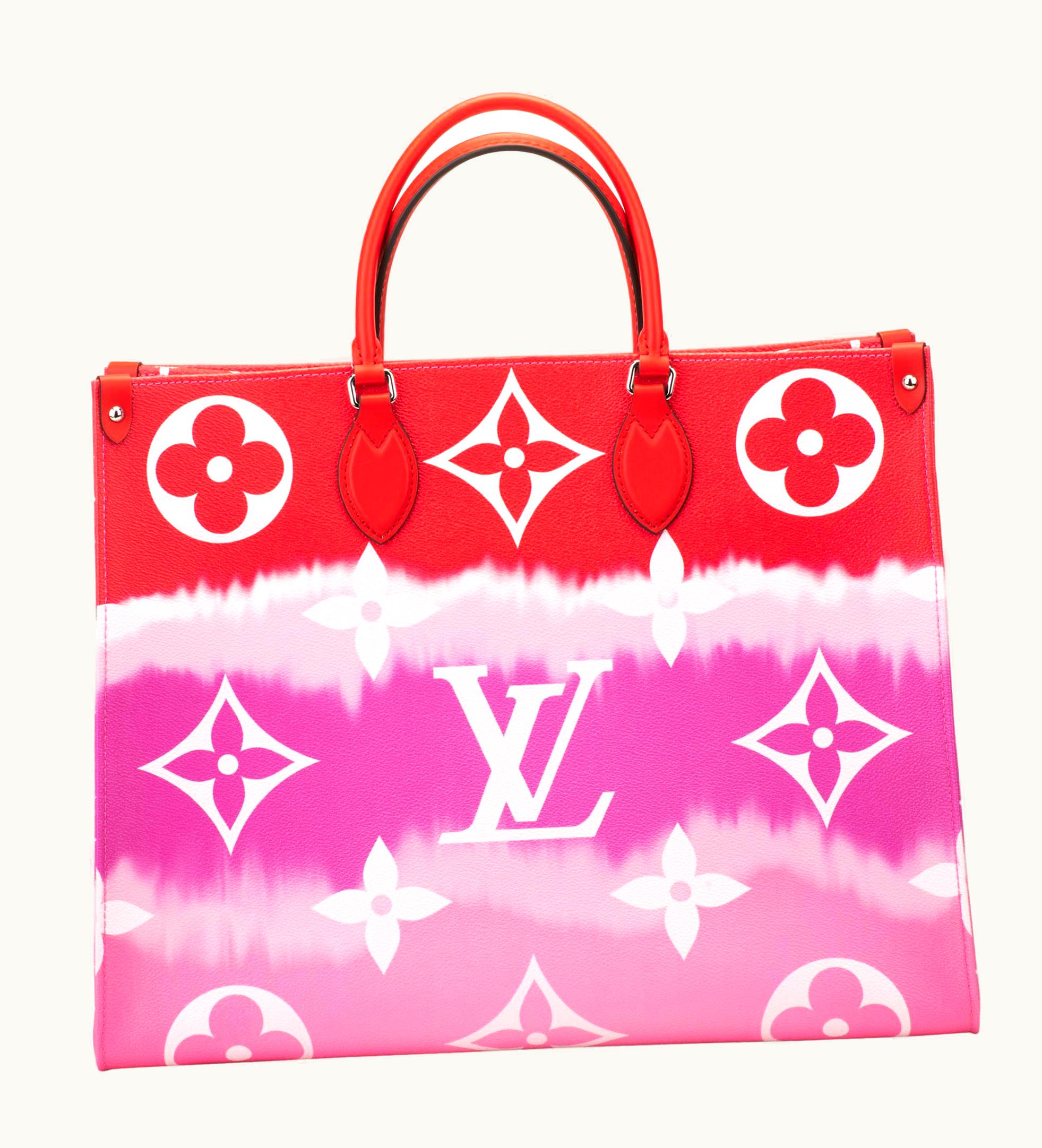 Louis Vuitton In Box Louis Vuitton Limited Edition Escale Red On The Go Bag