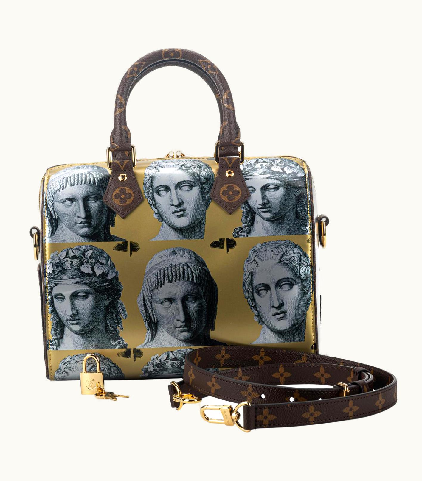 Louis Vuitton Louis Vuitton Fornasetti Speedy 25 Bandouliere Bag With Box UZ0583135