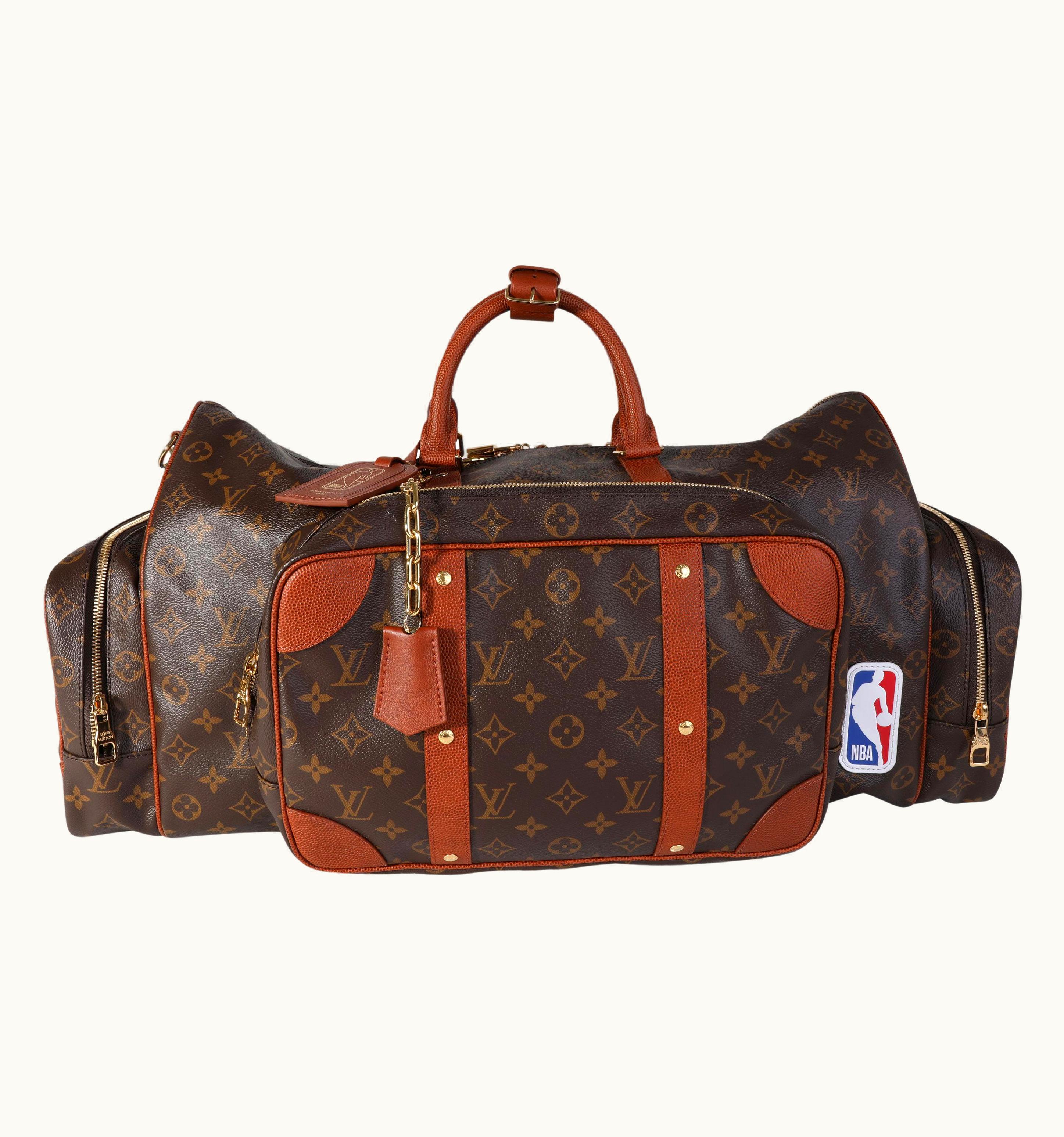 Louis Vuitton Louis Vuitton Nba Monogram Canvas Trio Pocket Keepall