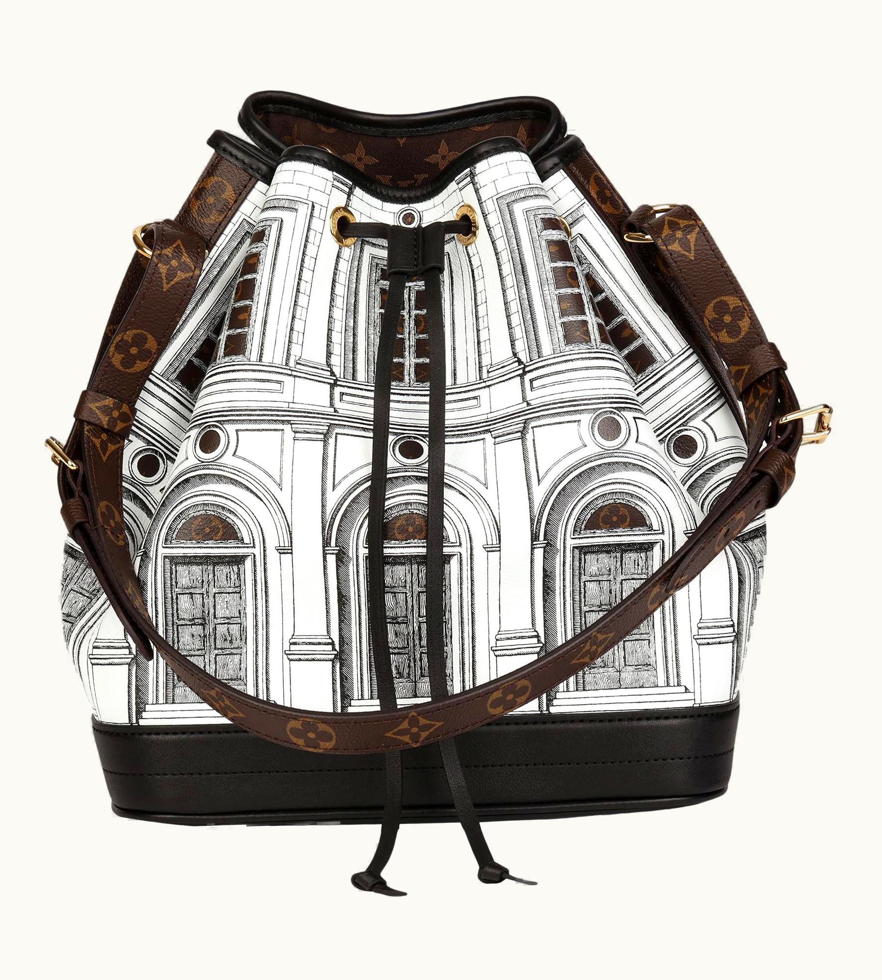Louis Vuitton Louis Vuitton Fornasetti Brown Monogram Coated Canvas Architettura Noé