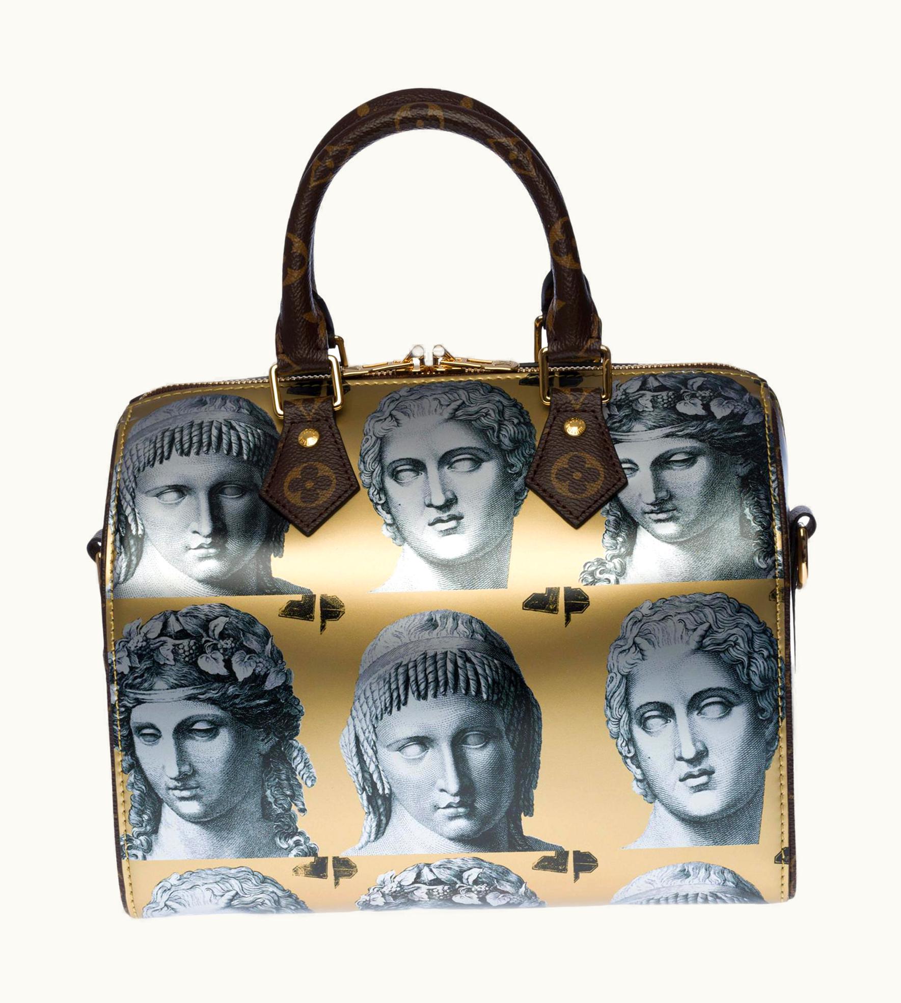 Louis Vuitton Brand NEW-Limited Edition Louis Vuitton Speedy 25 Strap Fornasetti AW21