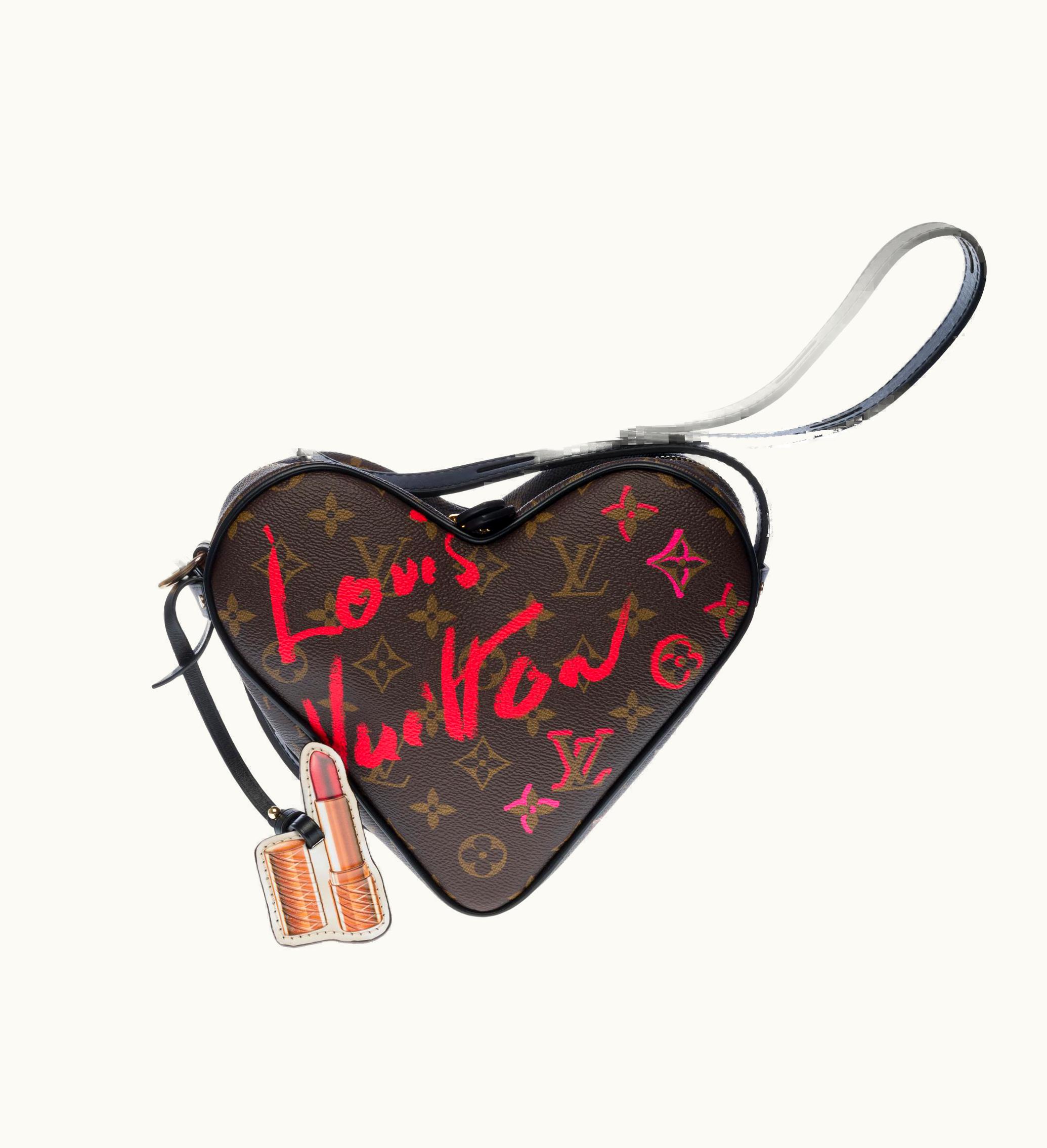 Louis Vuitton Rare & Brand Louis Vuitton Fall In Love Heart Crossbody Monogram Coeur Bag