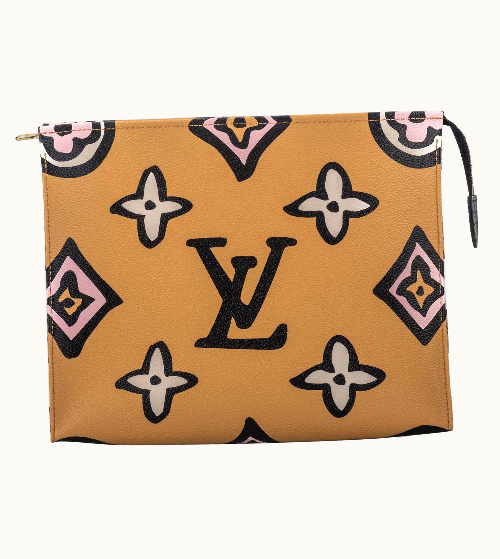 Louis Vuitton Louis Vuitton Limited Edition Animalier Trousse Caramel Bag With Box