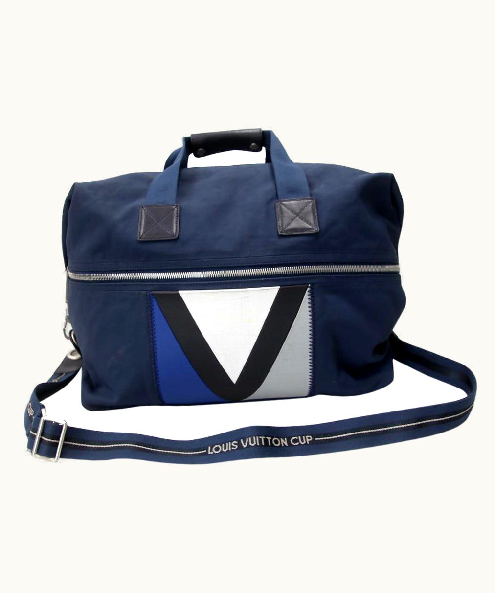 Louis Vuitton Louis Vuitton America' Cup Duffle Travel Overnight Bag Lv-1118p-0001