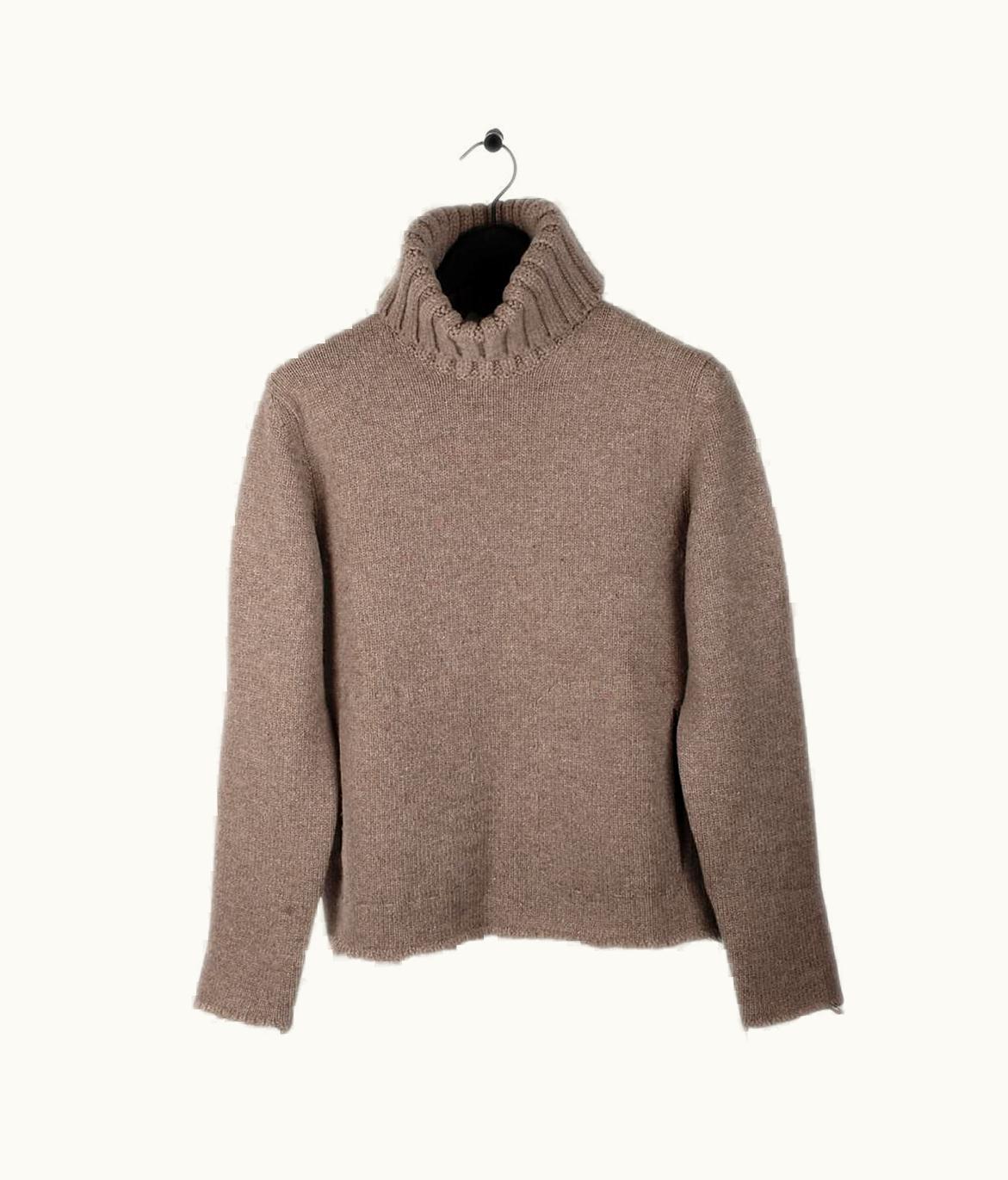 Saint Laurent Yves Saint Laurent Men Rive Gauche Turtle Neck Merino Wool Sweater