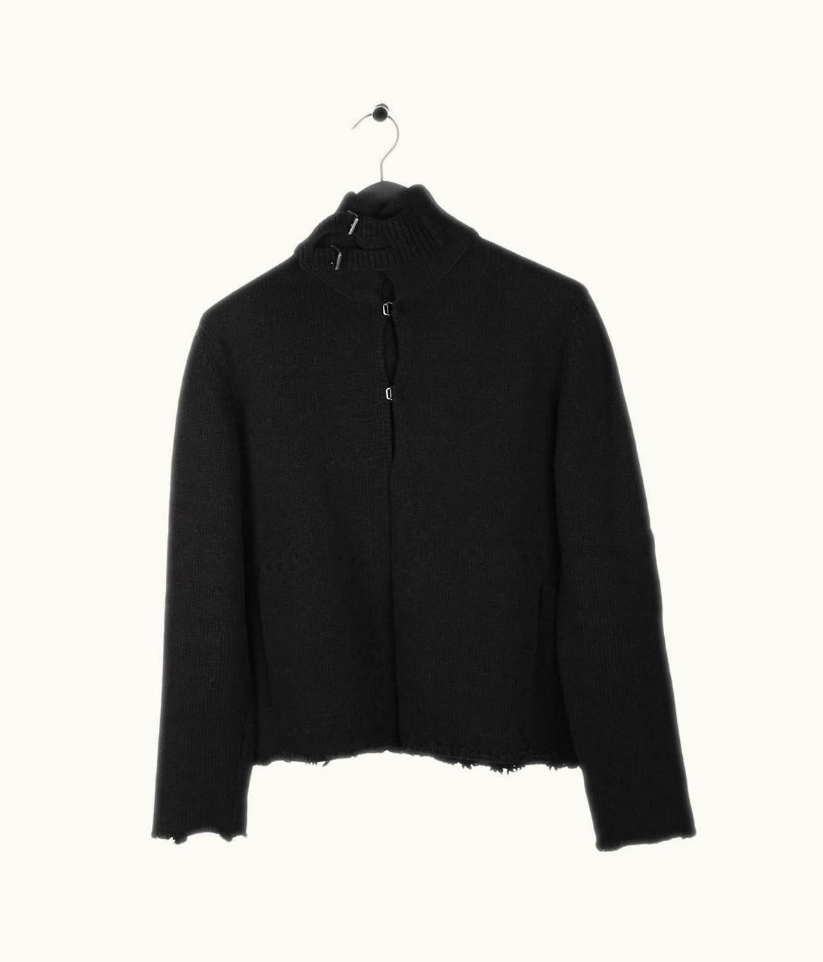 Saint Laurent Yves Saint Laurent Men Rive Gauche Cardigan Merino Wool Sweater