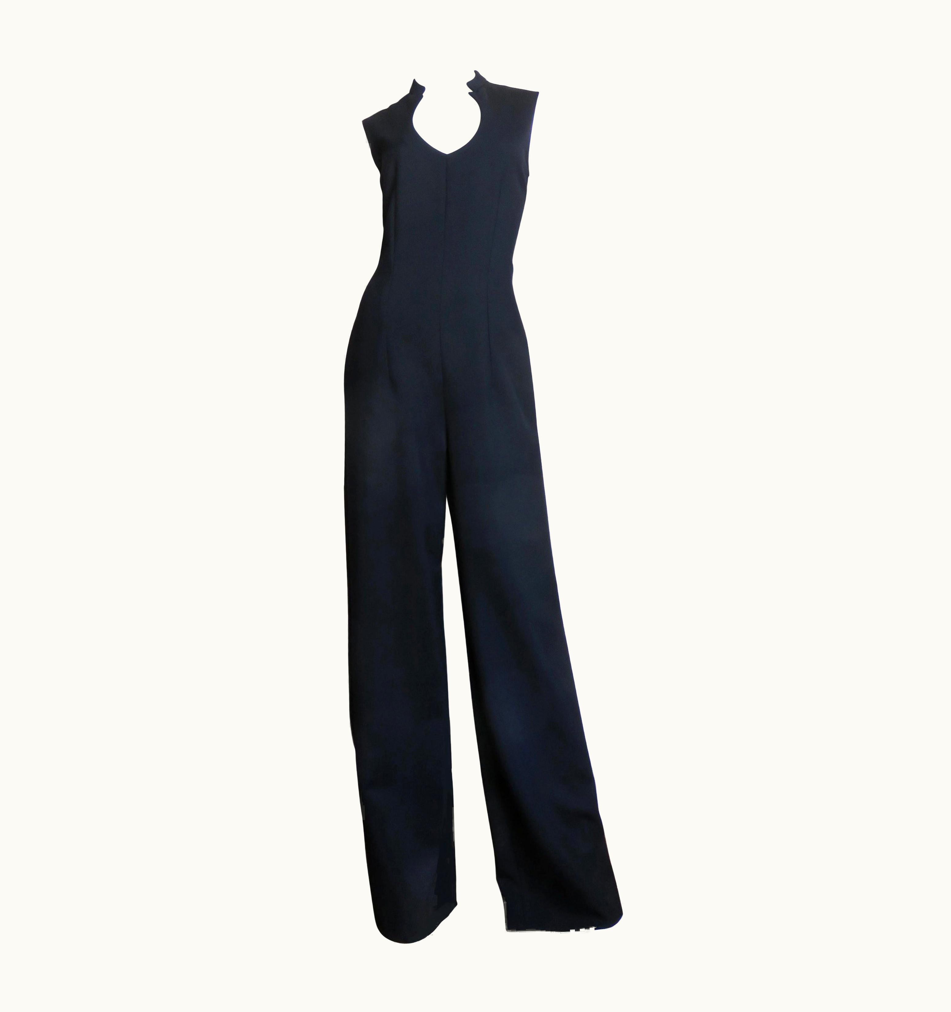 Saint Laurent Yves St Laurent Cut Out Jumpsuit AW 2010