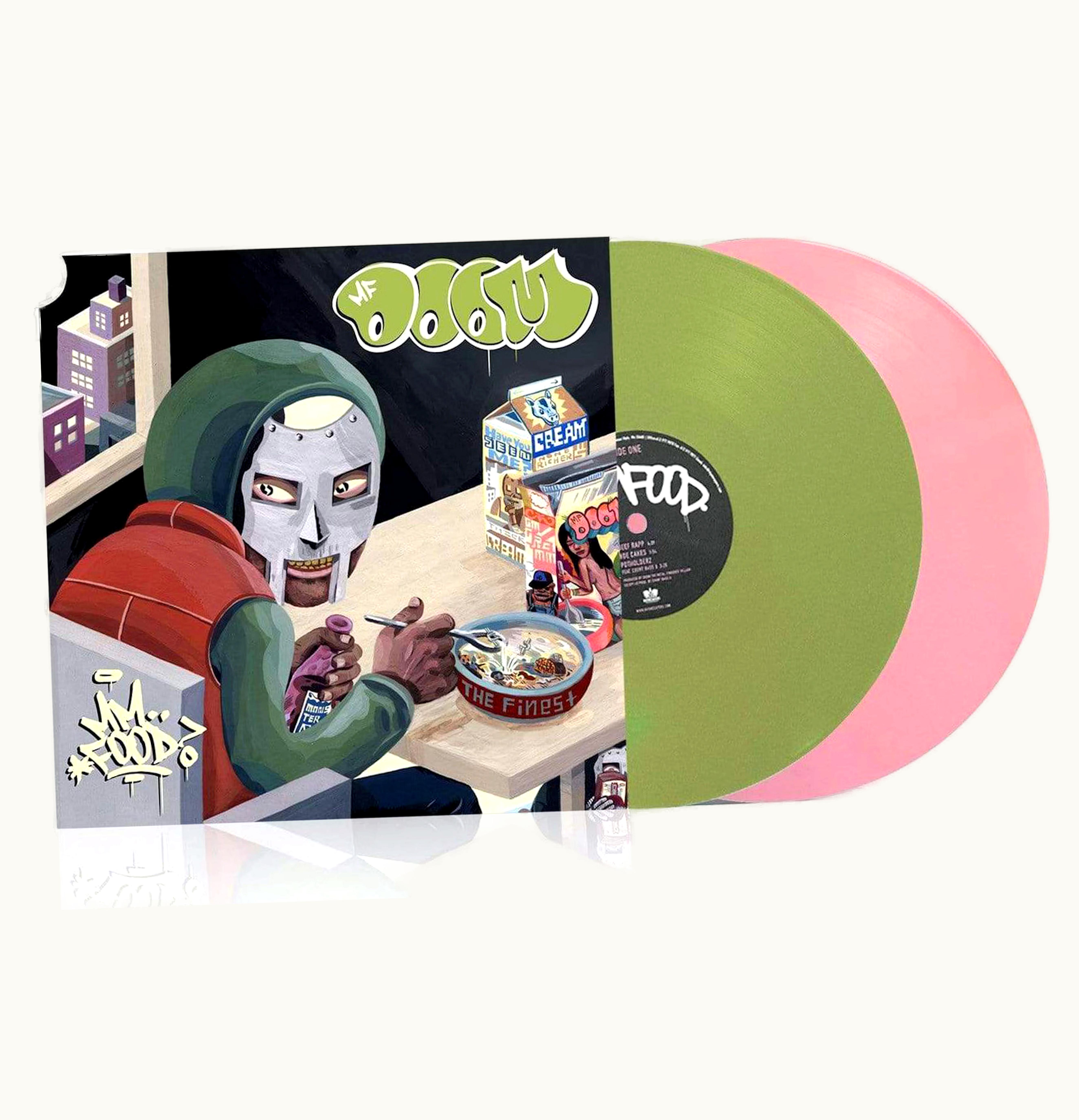 MF Doom MF Doom MmmFood 2xLP Green Pink Vinyl