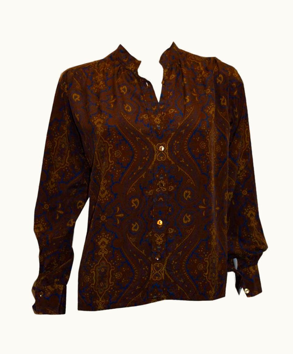Saint Laurent Vintage Yves Saint Laurent Rive Gauche Silk Blouse UZ0583337