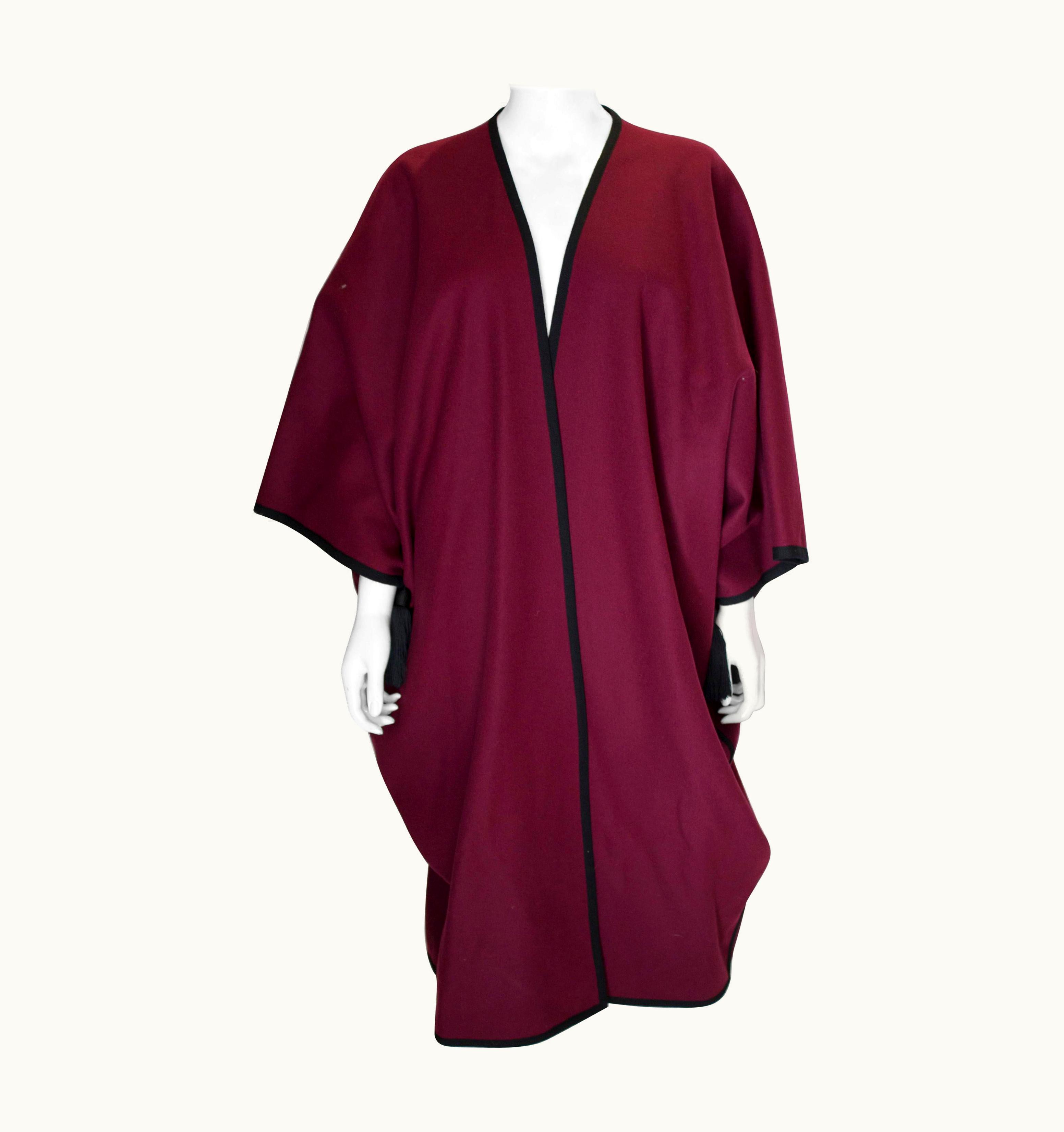 Saint Laurent Vintage Yves Saint Laurent Rive Gauche Cape