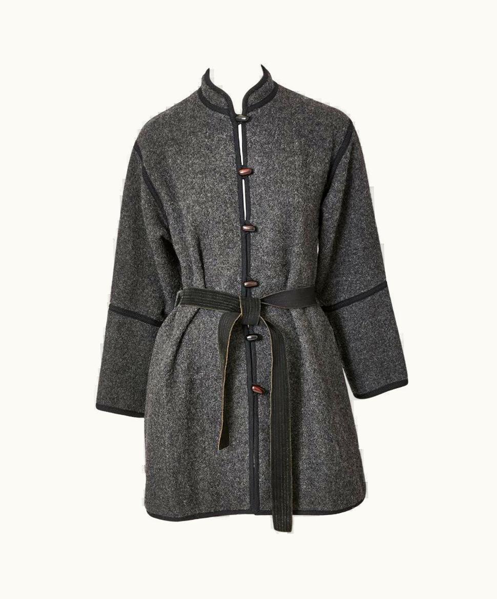 Saint Laurent Yves Saint Laurent Chinese Collection Belted Wool Jacket
