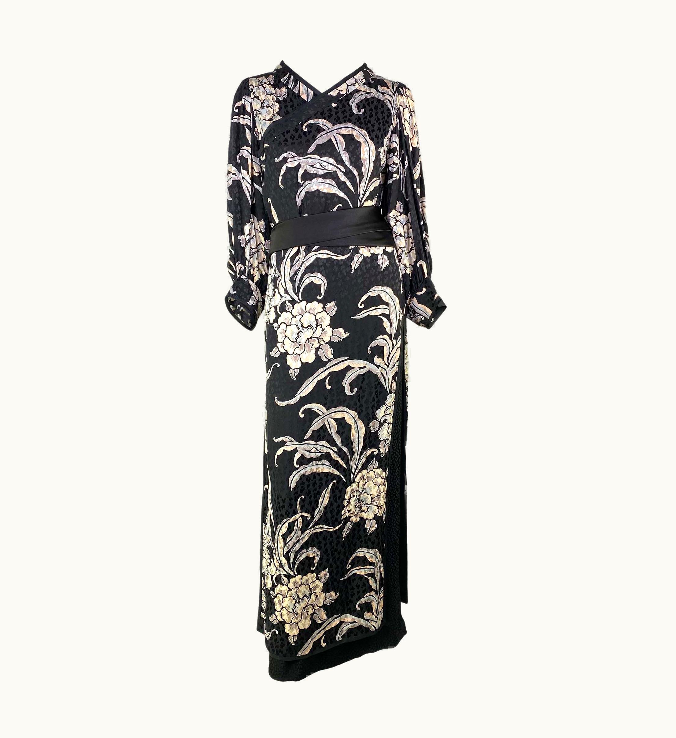 Saint Laurent AW 1977 Yves Saint Laurent Haute Couture 'Les Chinoises' Documented Dress Set