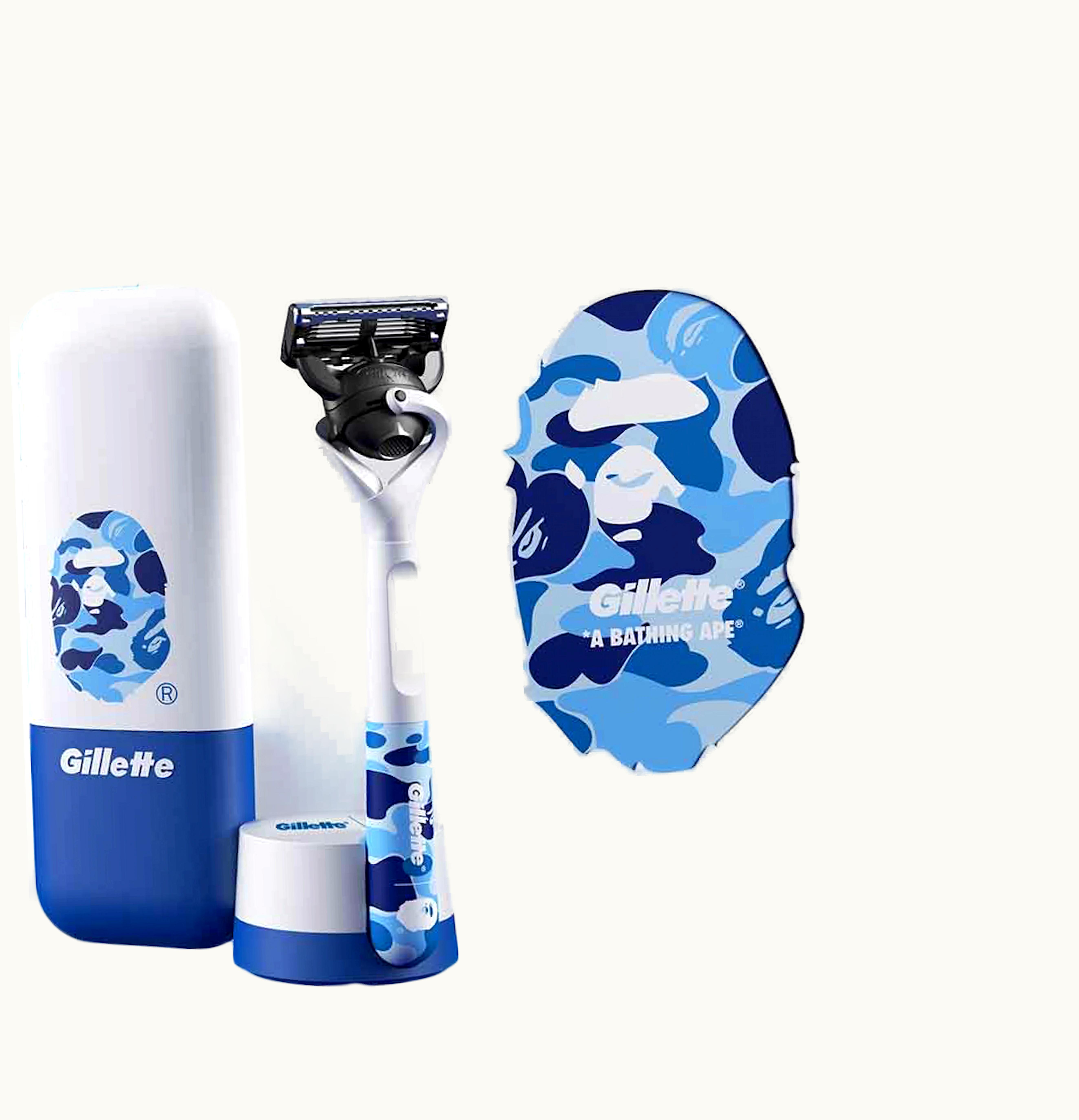 BAPE BAPE x Gillette Limited Edition Razor Large Box Set
