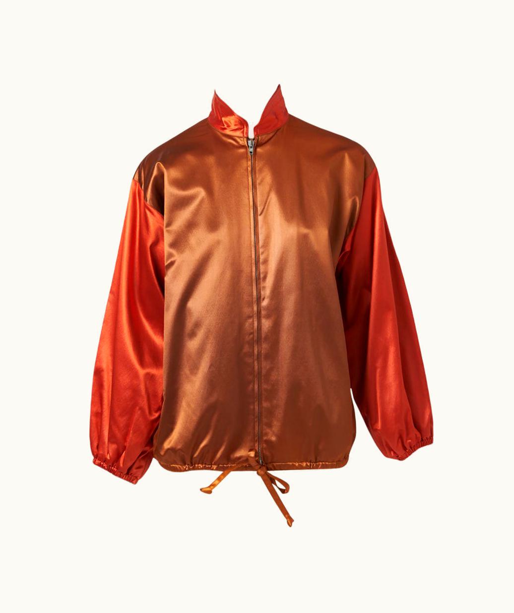 Saint Laurent Yves Saint Laurent Color Block Bomber Jacket C. !978