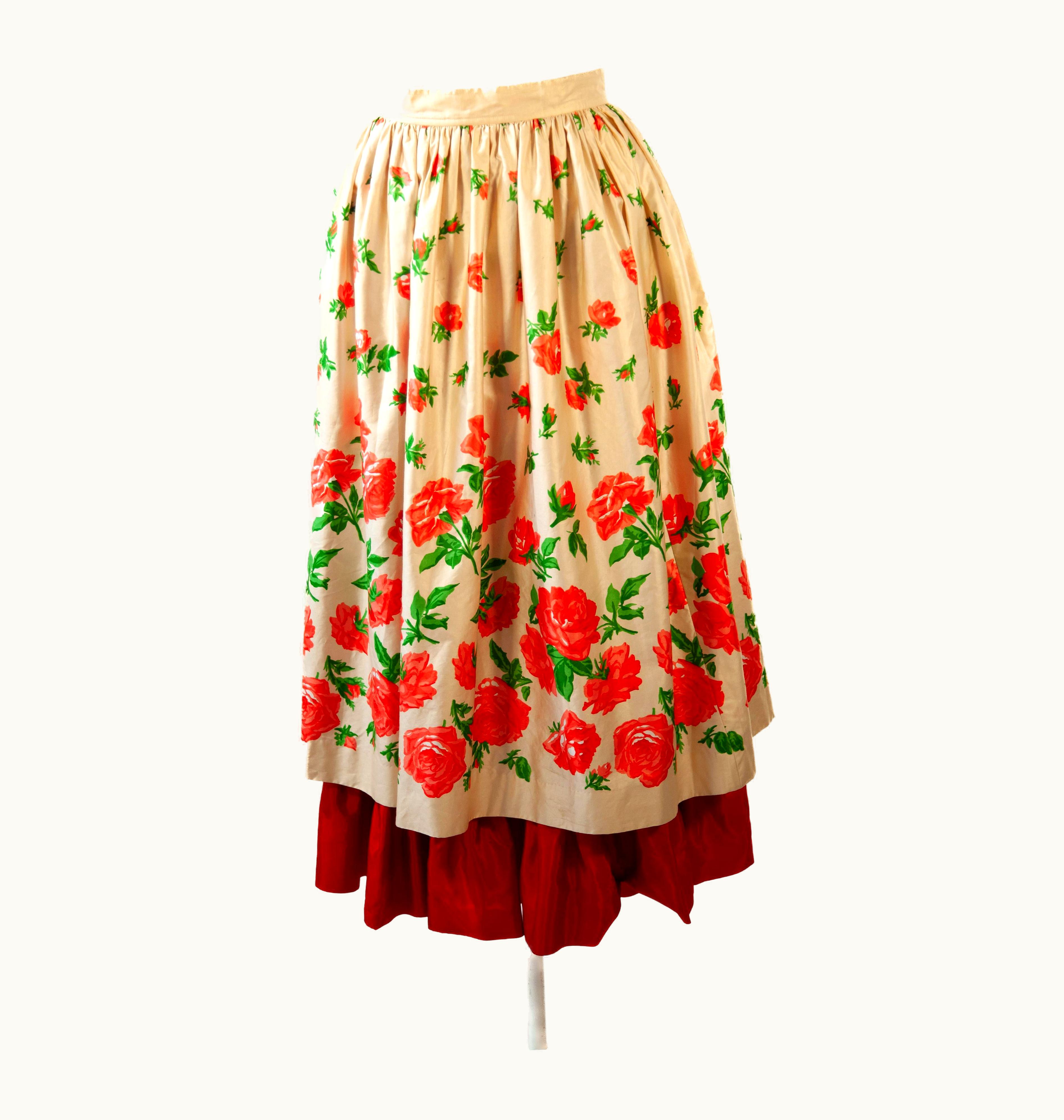 Saint Laurent Saint Laurent Ballet Russes Couture Skirt