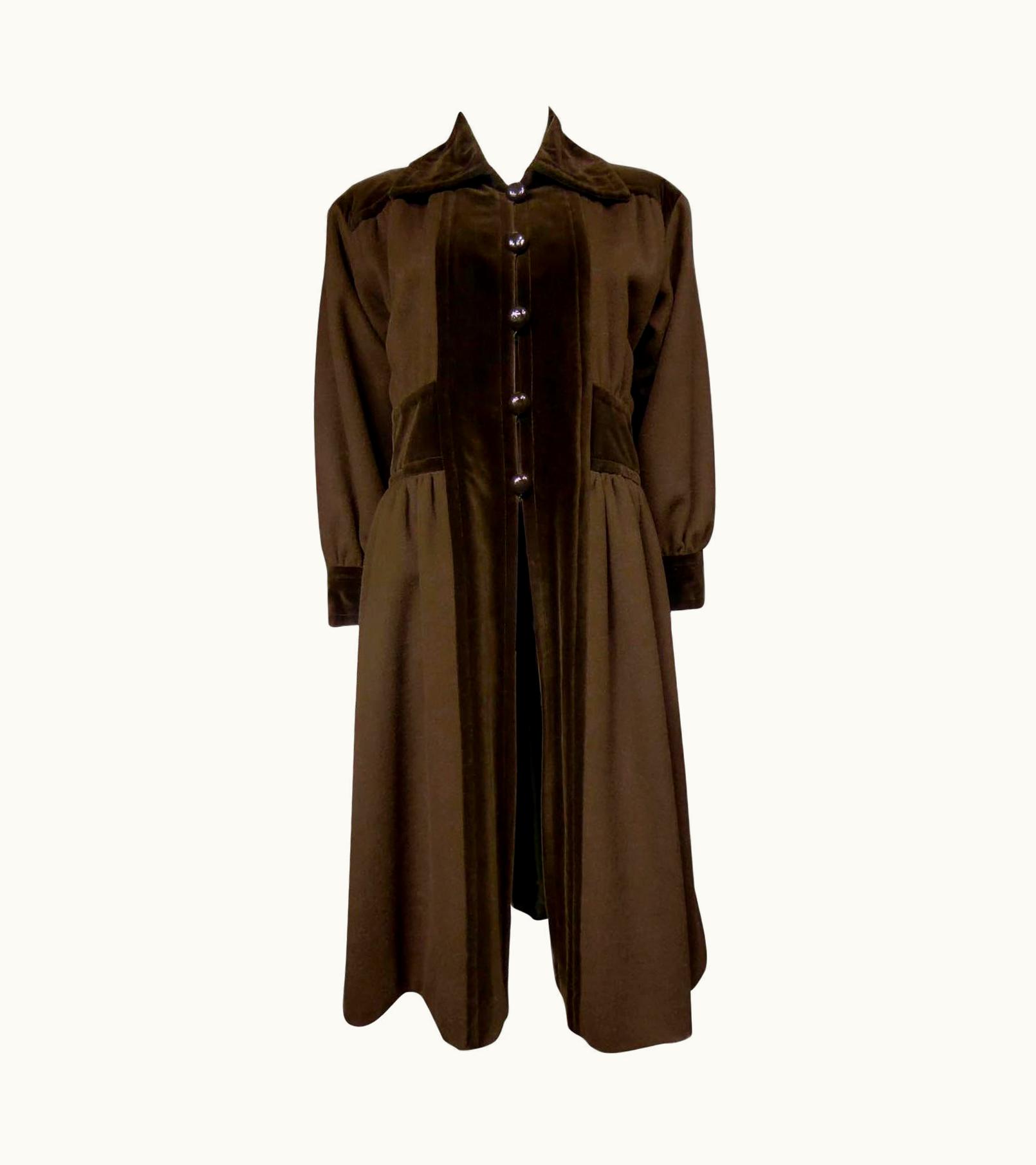 Saint Laurent An Saint Laurent Rive Gauche Ballets Russes Collection Coat Circa 1978