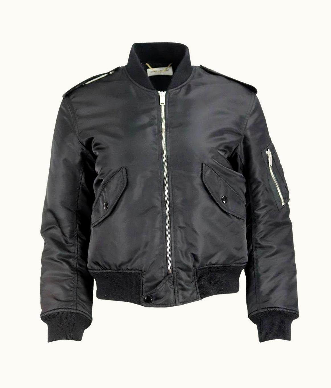 Saint Laurent Saint Laurent Shell Bomber Jacket Uk