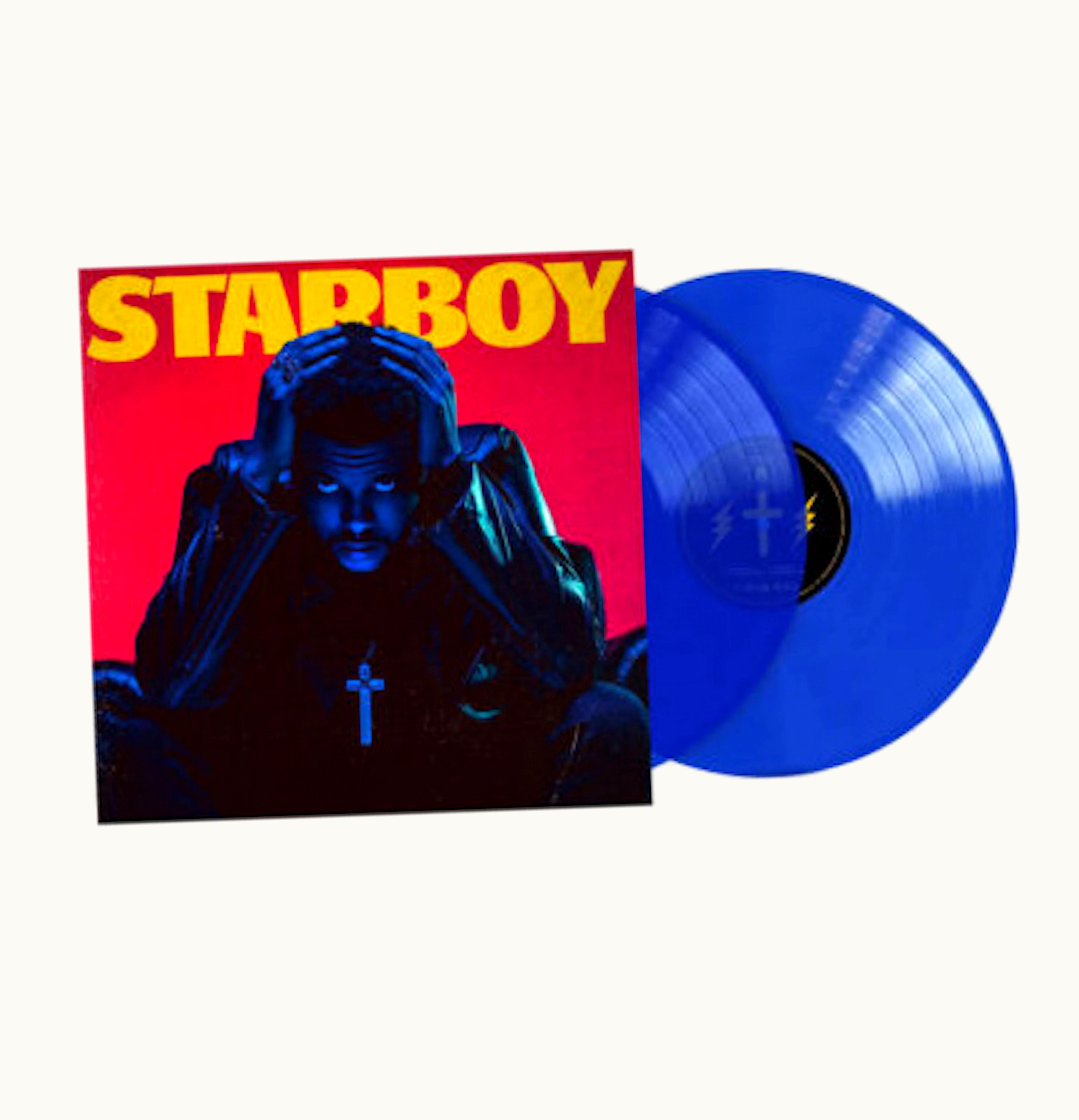The Weeknd The Weekend Starboy Limited Blue Translucent 2XLP Vinyl Blue