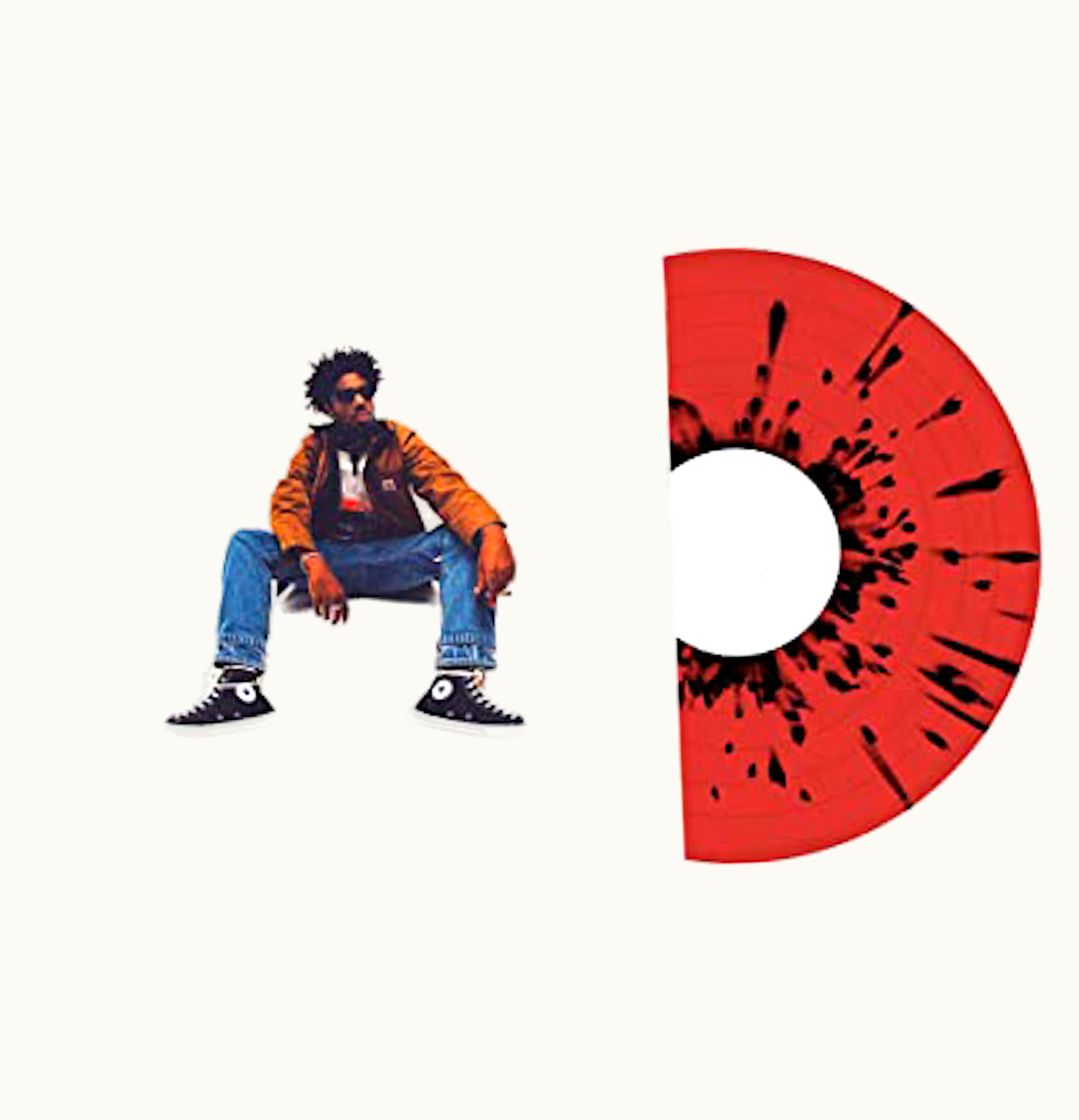 Brent Faiyaz Brent Faiyaz Fuck The World Limited Edition Red With Black Splatter LP Vinyl Red Black