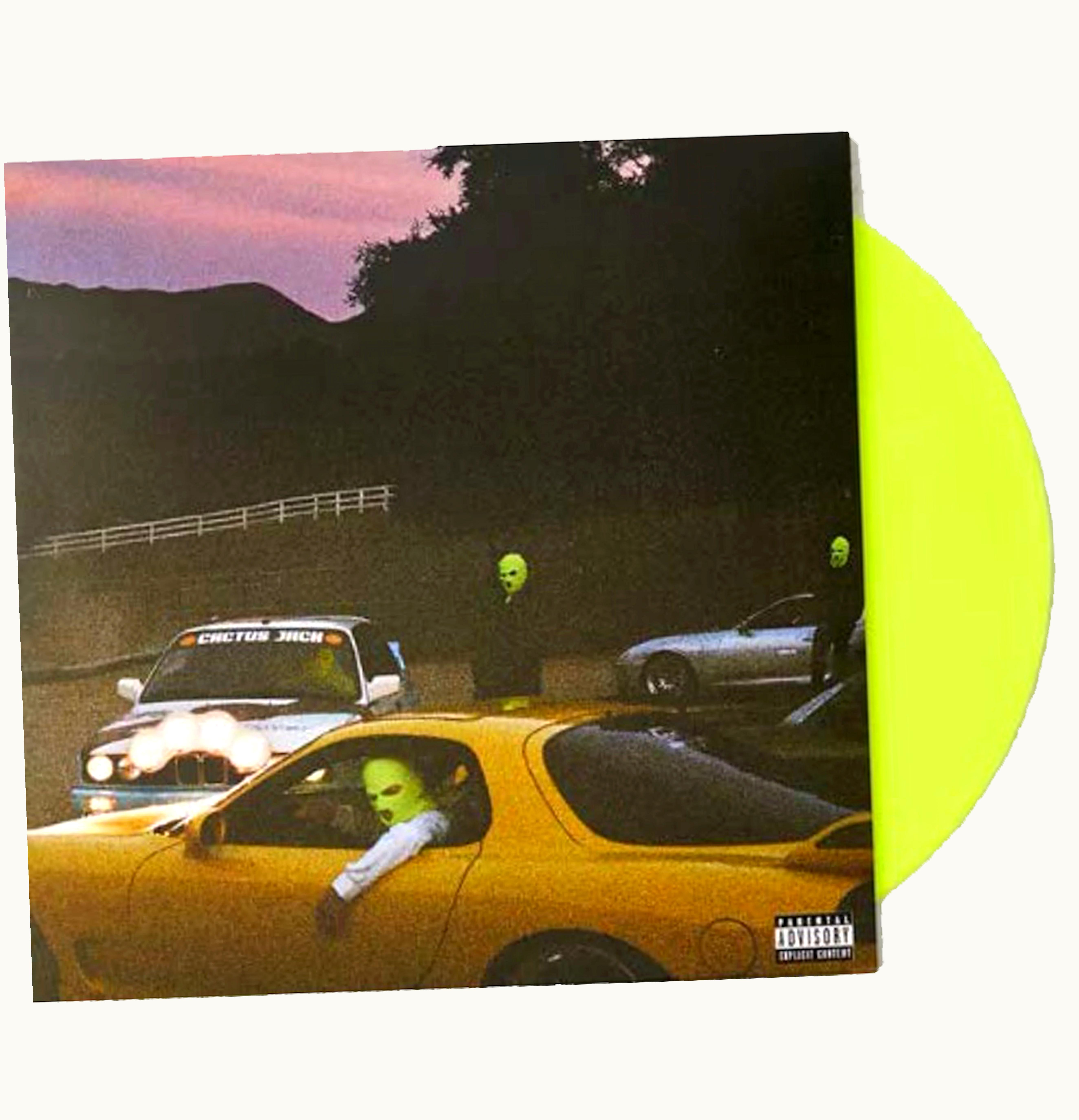 Travis Scott Travis Scott JACKBOYS Exclusive Limited Edition Colored LP Condition VG Vinyl Yellow