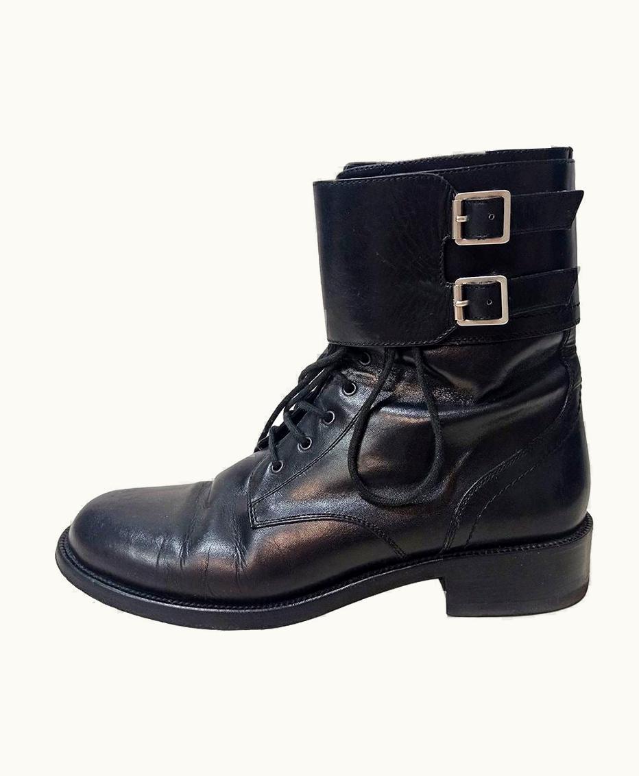 Saint Laurent Saint Laurent Leather Half Boots