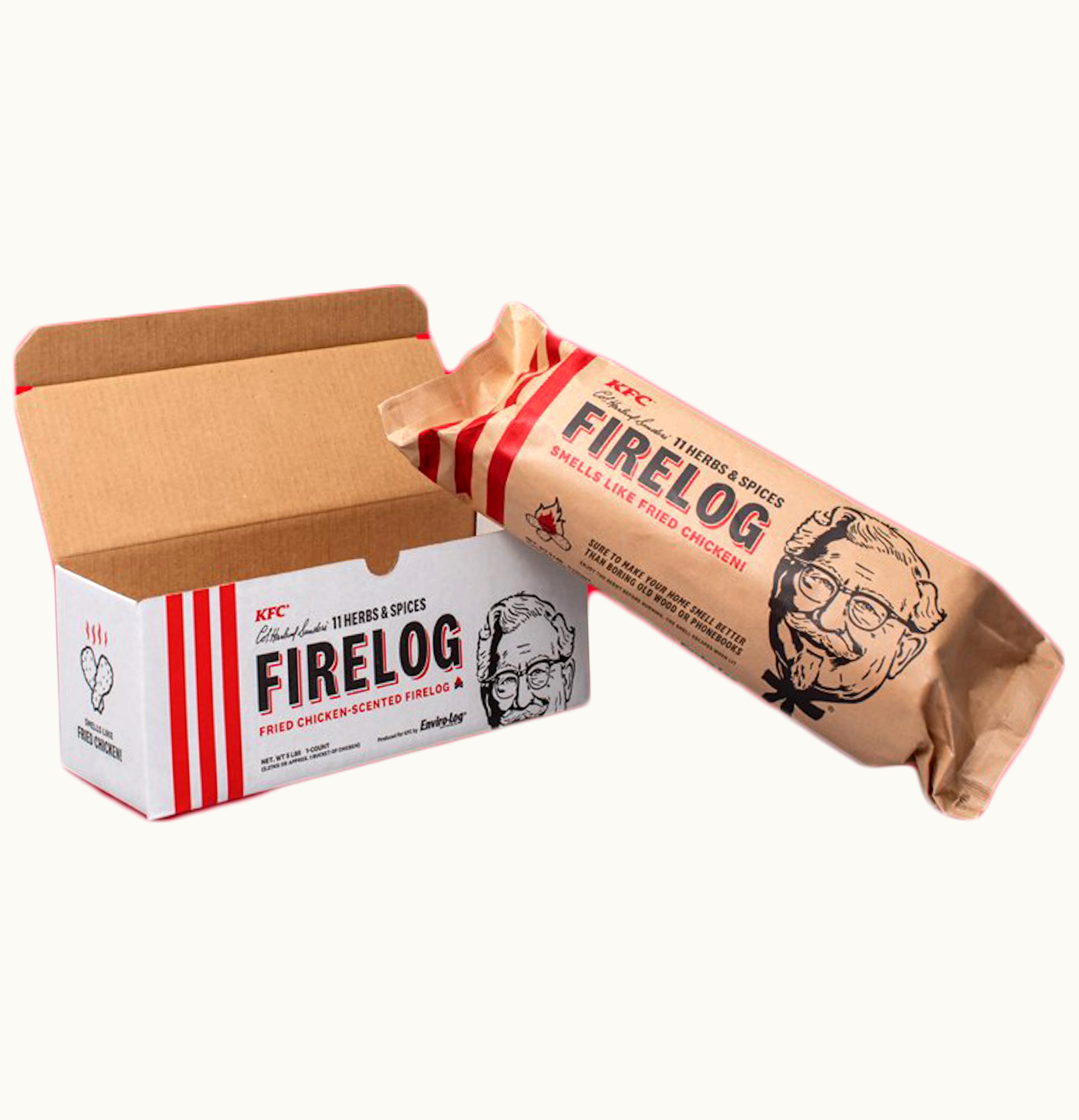 Enviro-Log Enviro Log KFC Limited Edition 11 Herbs Spices Firelog