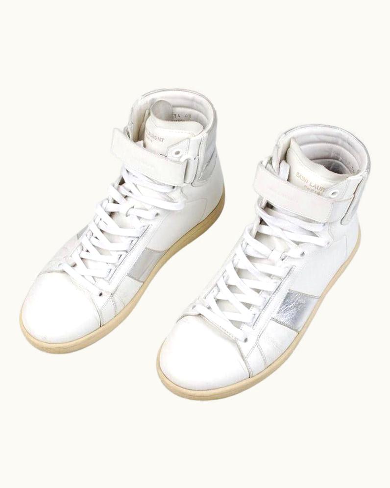 Saint Laurent Saint Laurent Hi-Top Sl14h Sneakers Leather Men Shoes eu