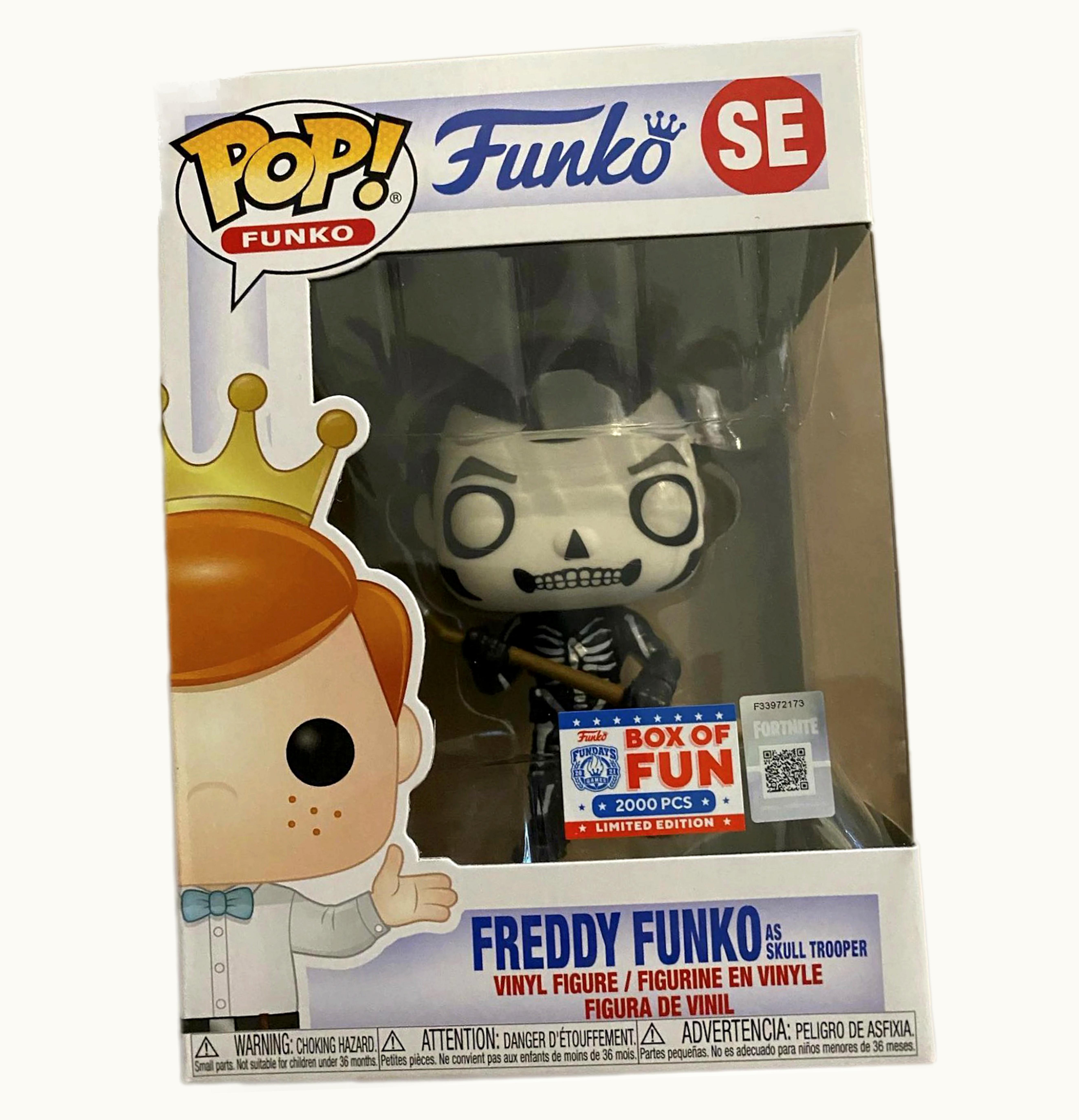 Funko Funko Pop Funko Freedy Funko As Skull Trooper Box Of Fun Exclusive Limited 2000 SE