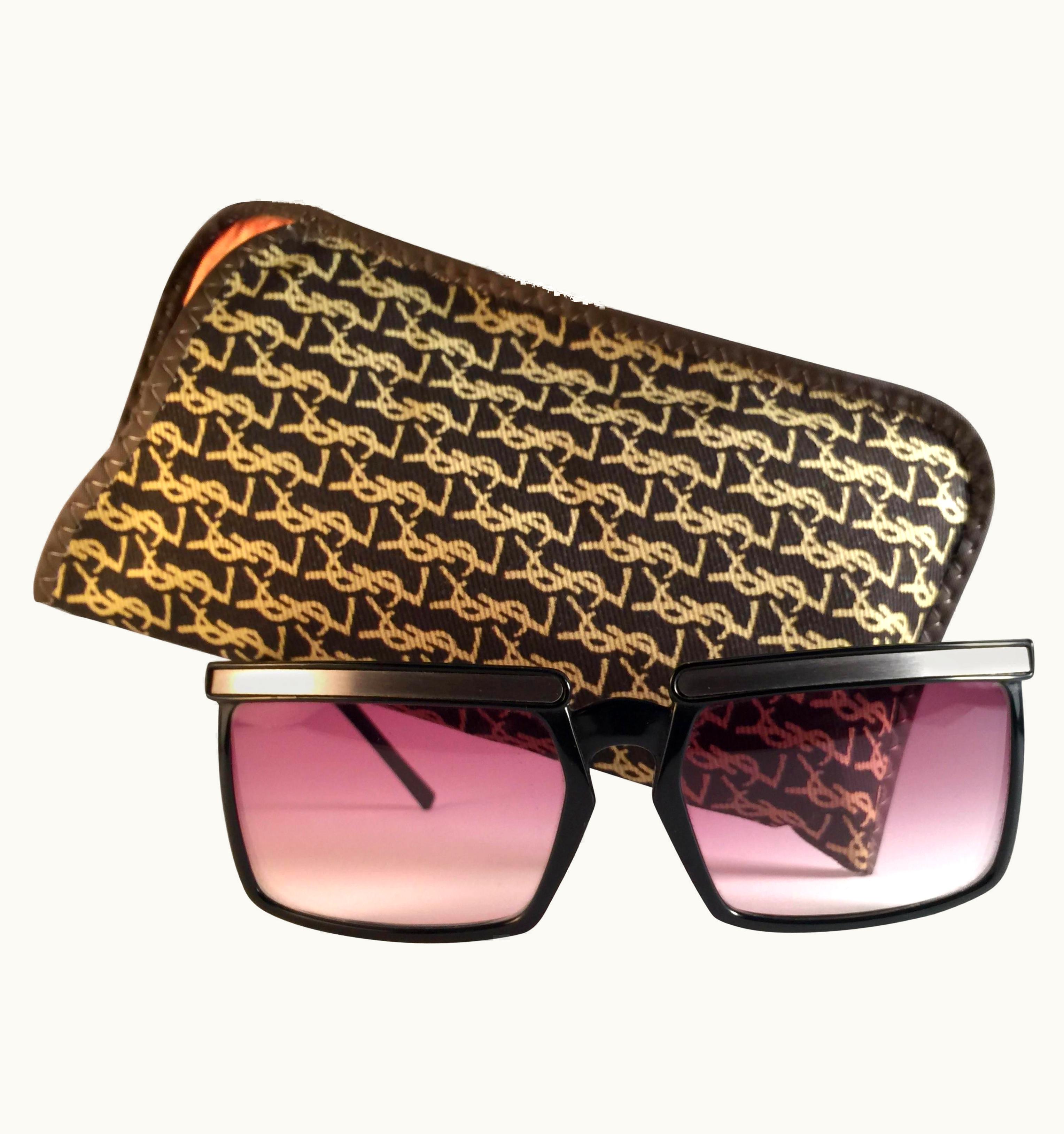 Saint Laurent Vintage Yves Saint Laurent YSL 7951 1980 France Sunglasses