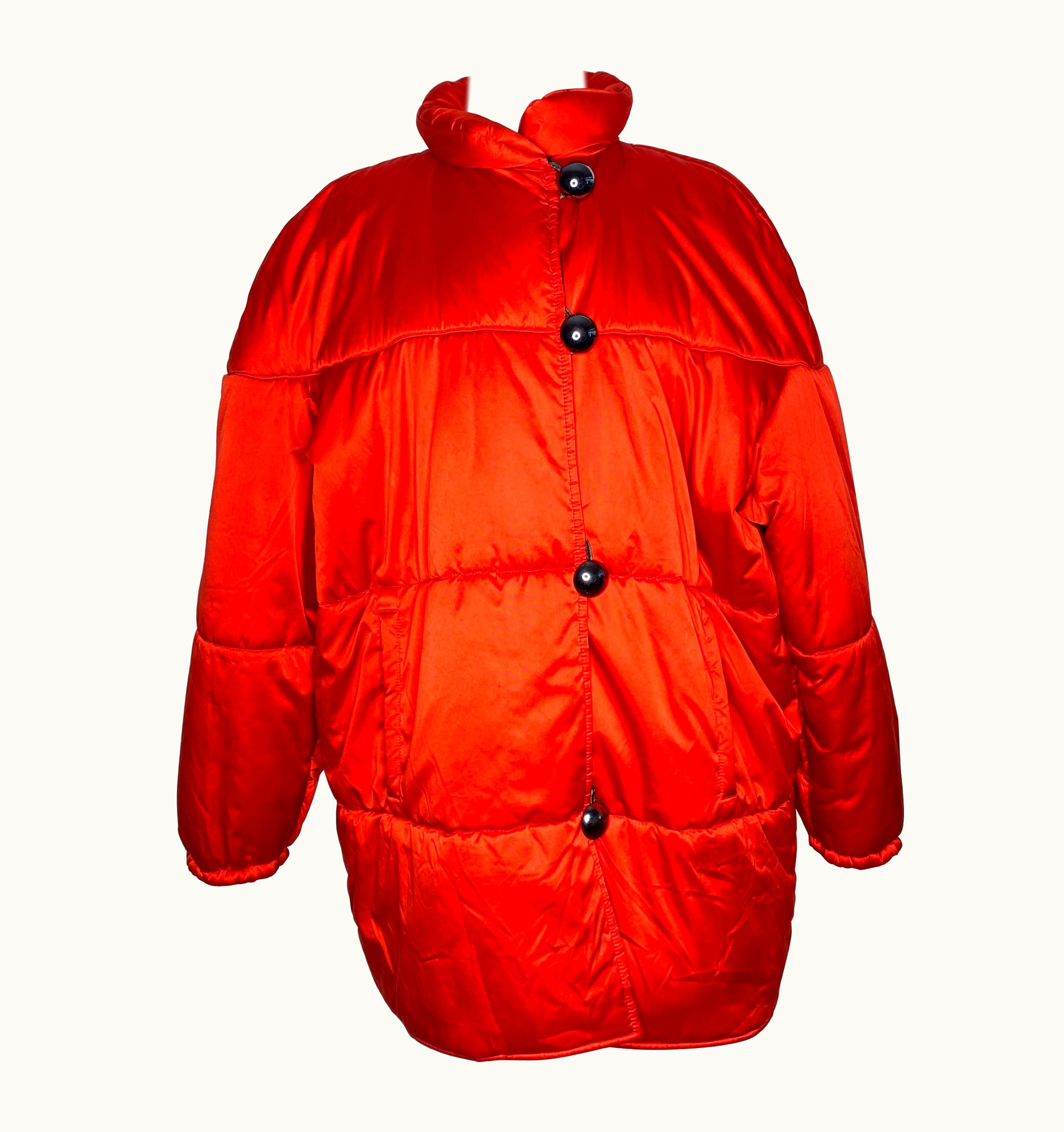 Saint Laurent Vintage Yves Saint Laurent Rive Gauche Long Down Jacket From The 1980'