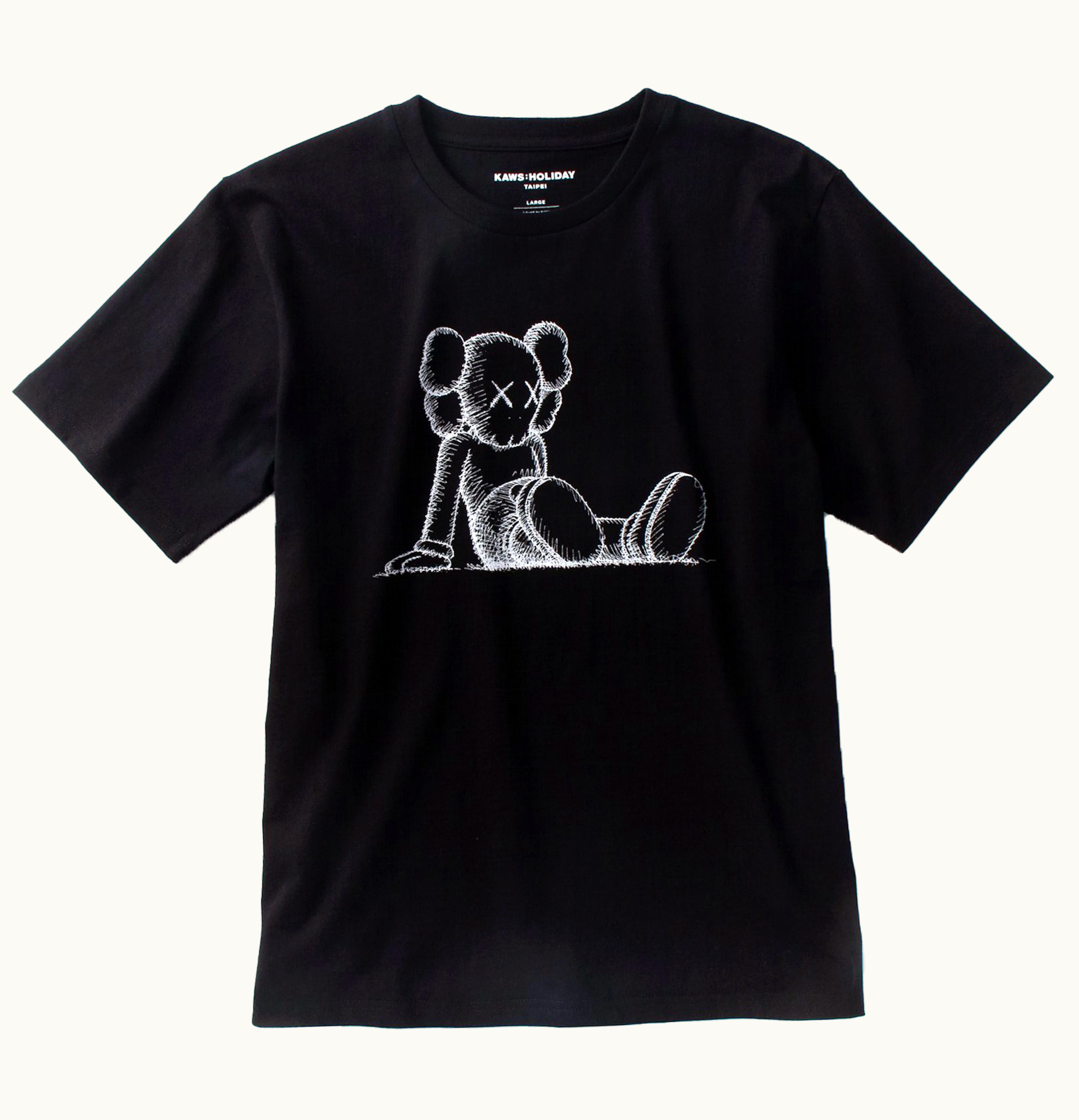 KAWS Kaws Holiday Limited Companion T Shirt Black