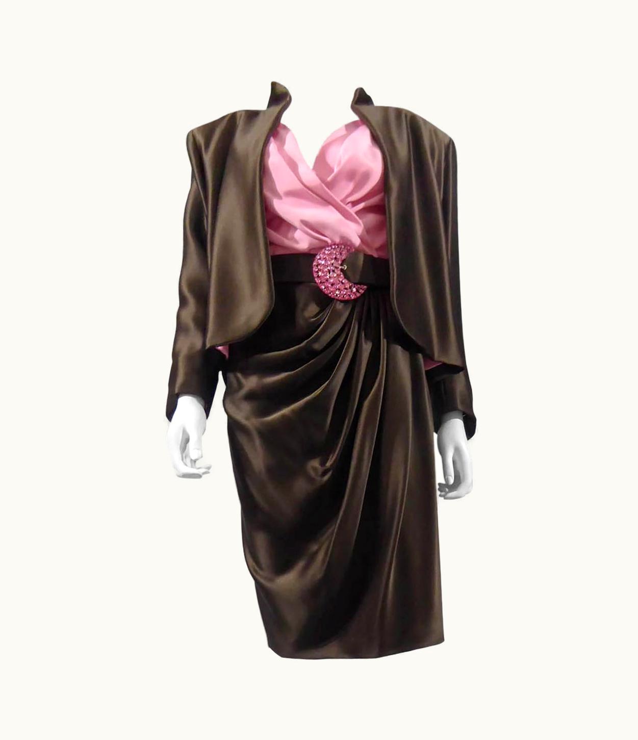 Saint Laurent An Yves Saint Laurent Couture Evening Set Numbered 65123, Circa 1989