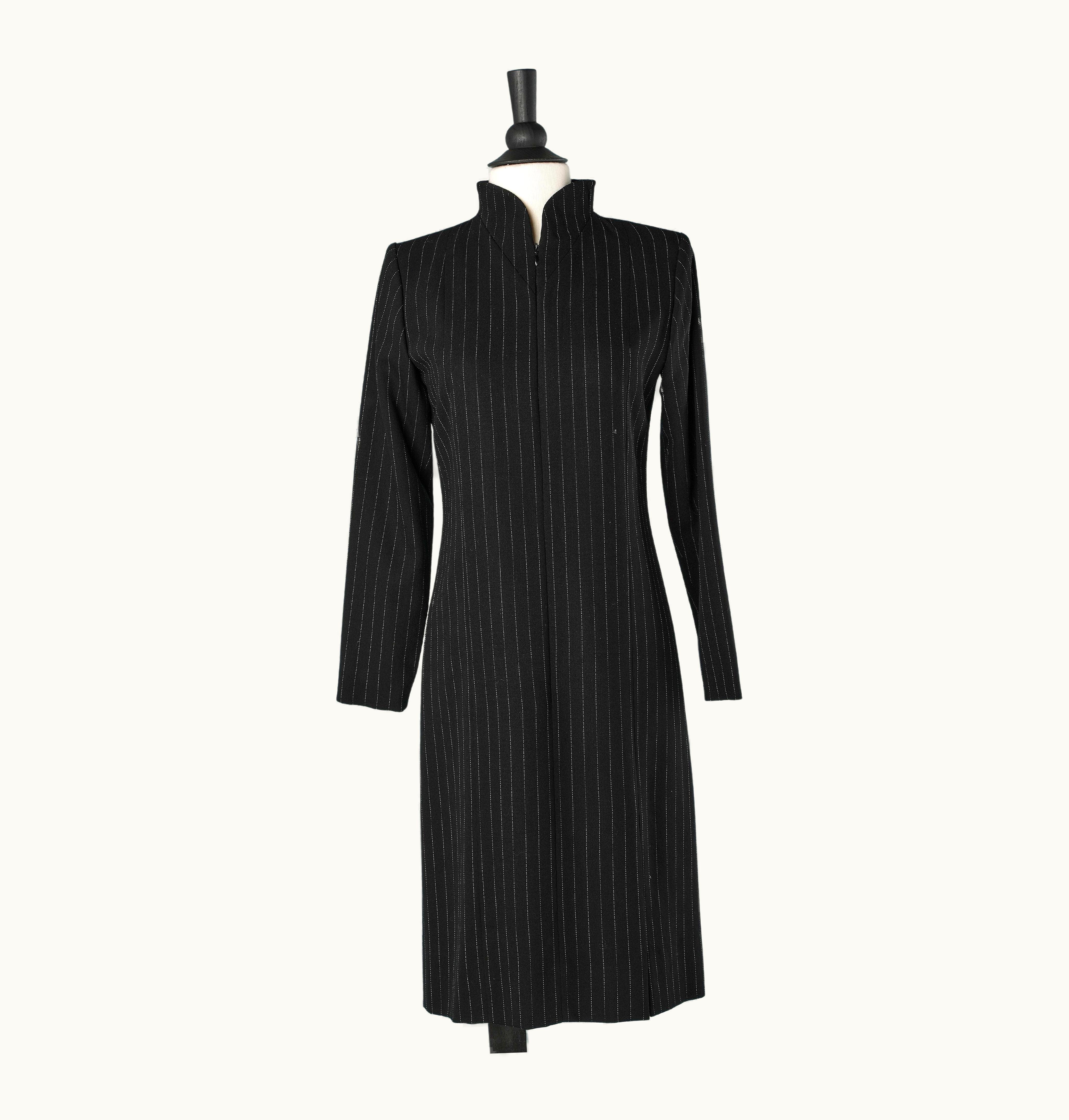 Saint Laurent Tennis Stripe Wool Dress Yves Saint Laurent Rive Gauche